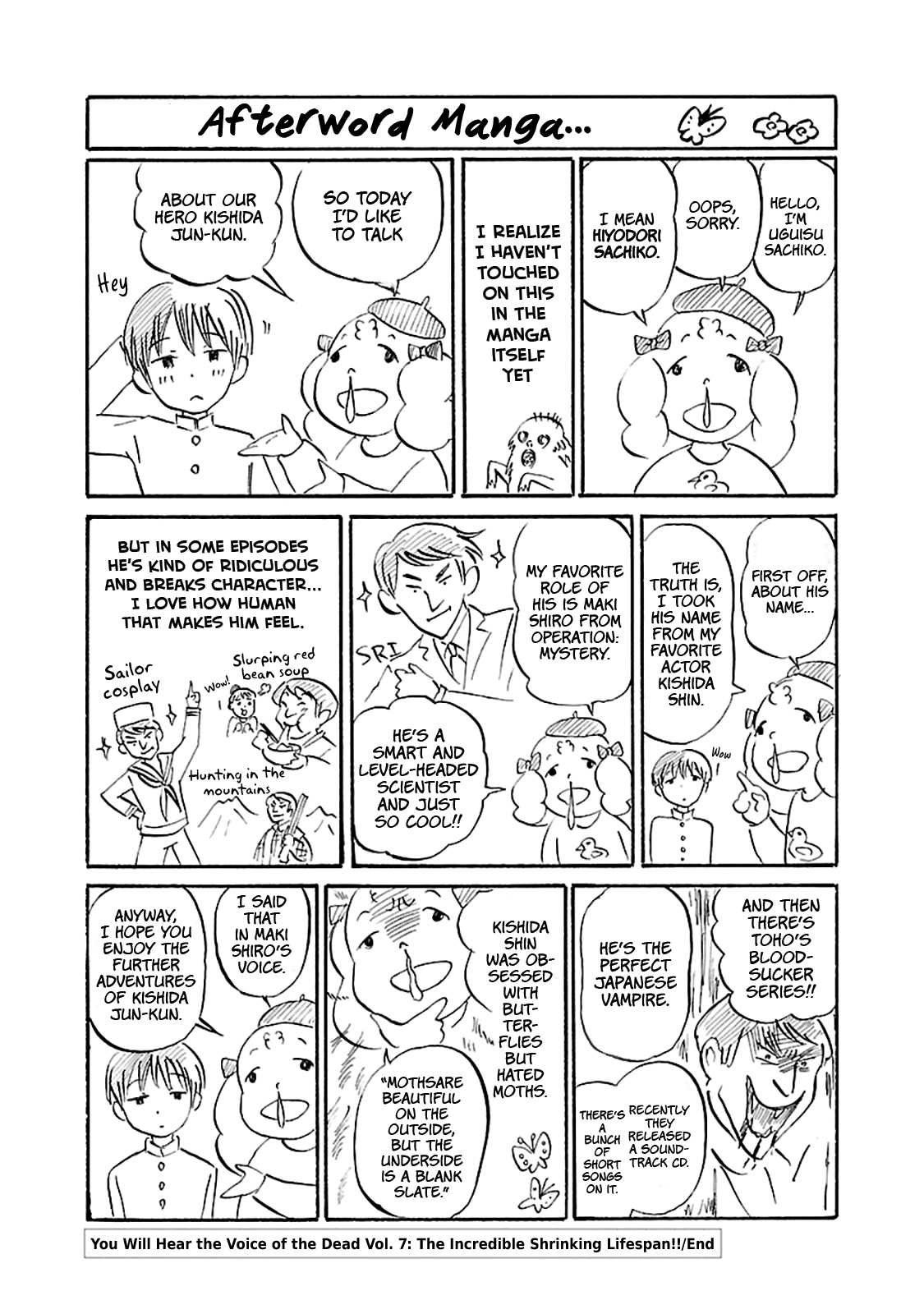 Shibito no Koe o Kiku ga Yoi Chapter 45 page 29 - Chapter 45: Ghost Knife