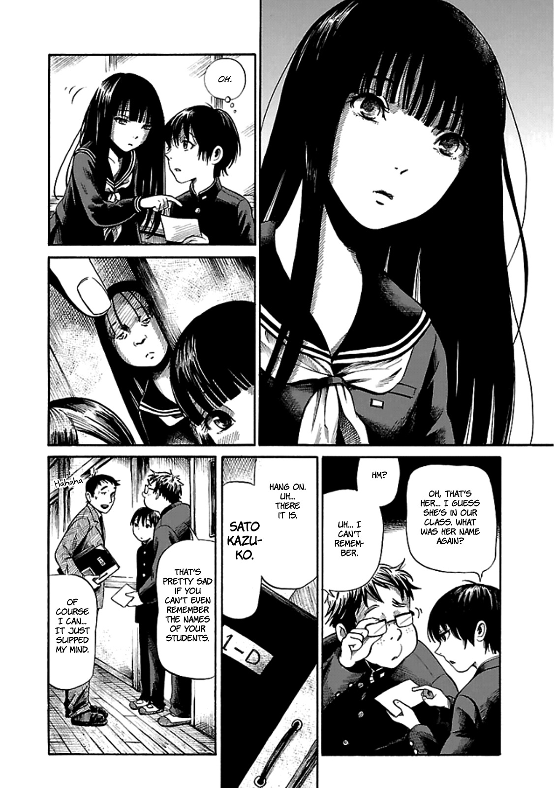 Shibito no Koe o Kiku ga Yoi Chapter 5 page 11 - Chapter 5: The Classmate Who Was There But Not There