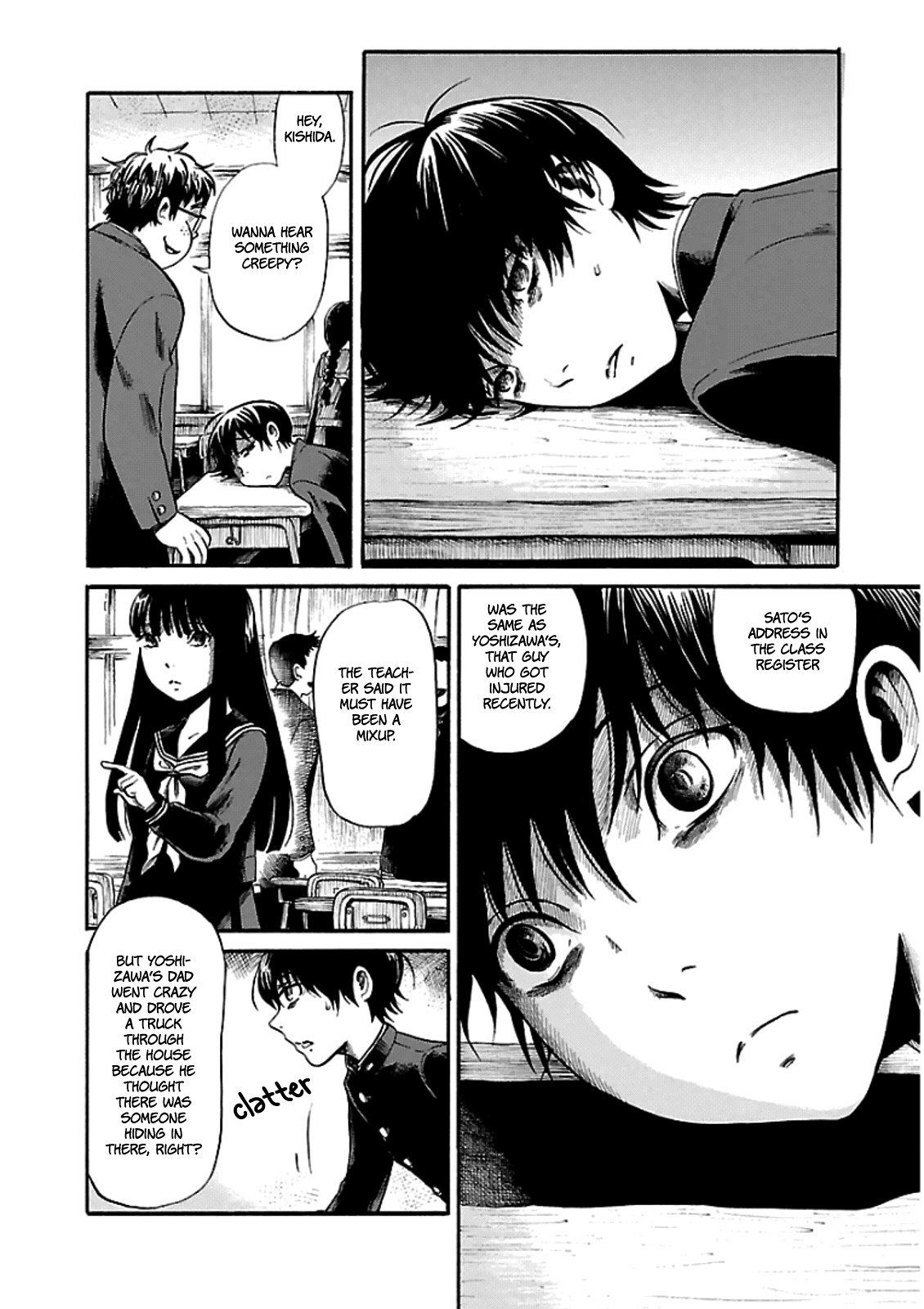 Shibito no Koe o Kiku ga Yoi Chapter 5 page 17 - Chapter 5: The Classmate Who Was There But Not There