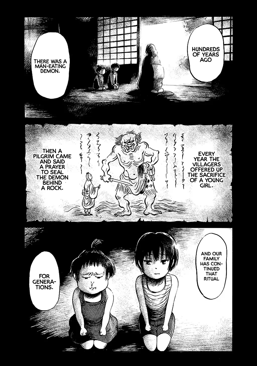 Shibito no Koe o Kiku ga Yoi Chapter 58 page 14 - Chapter 58: At My Great-Grandmother's Wake Part 1
