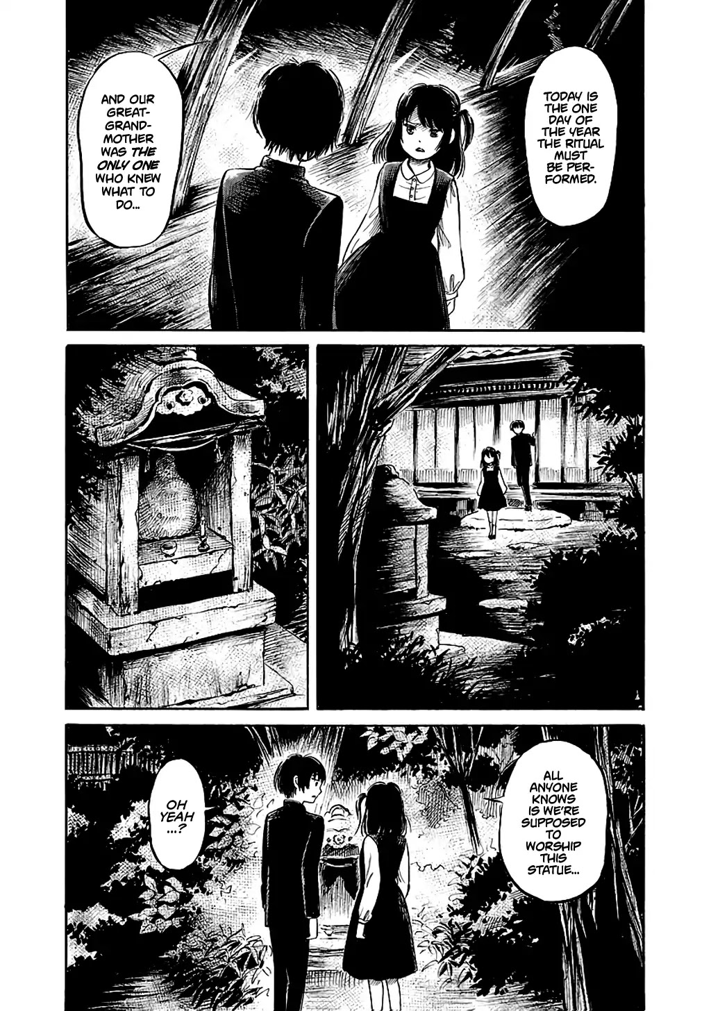 Shibito no Koe o Kiku ga Yoi Chapter 58 page 15 - Chapter 58: At My Great-Grandmother's Wake Part 1