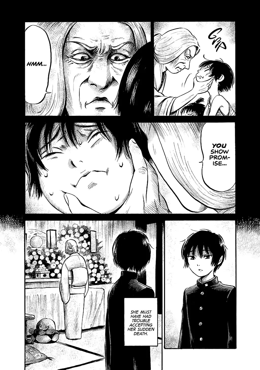 Shibito no Koe o Kiku ga Yoi Chapter 58 page 7 - Chapter 58: At My Great-Grandmother's Wake Part 1