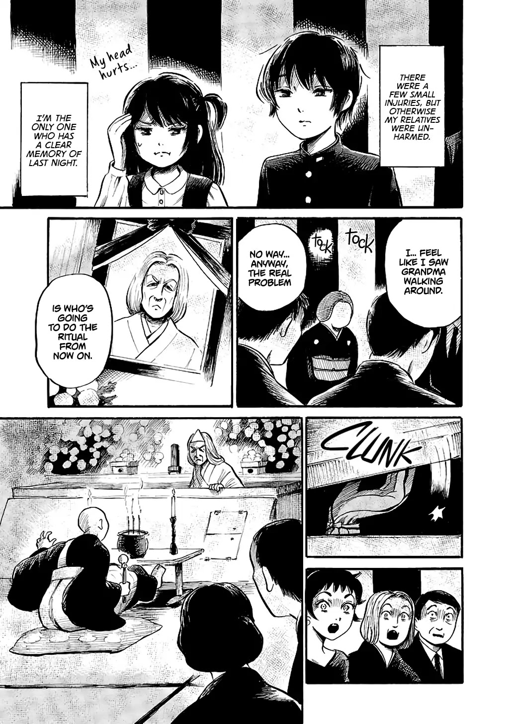 Shibito no Koe o Kiku ga Yoi Chapter 59 page 27 - Chapter 59: At My Great-Grandmother's Wake Part 2