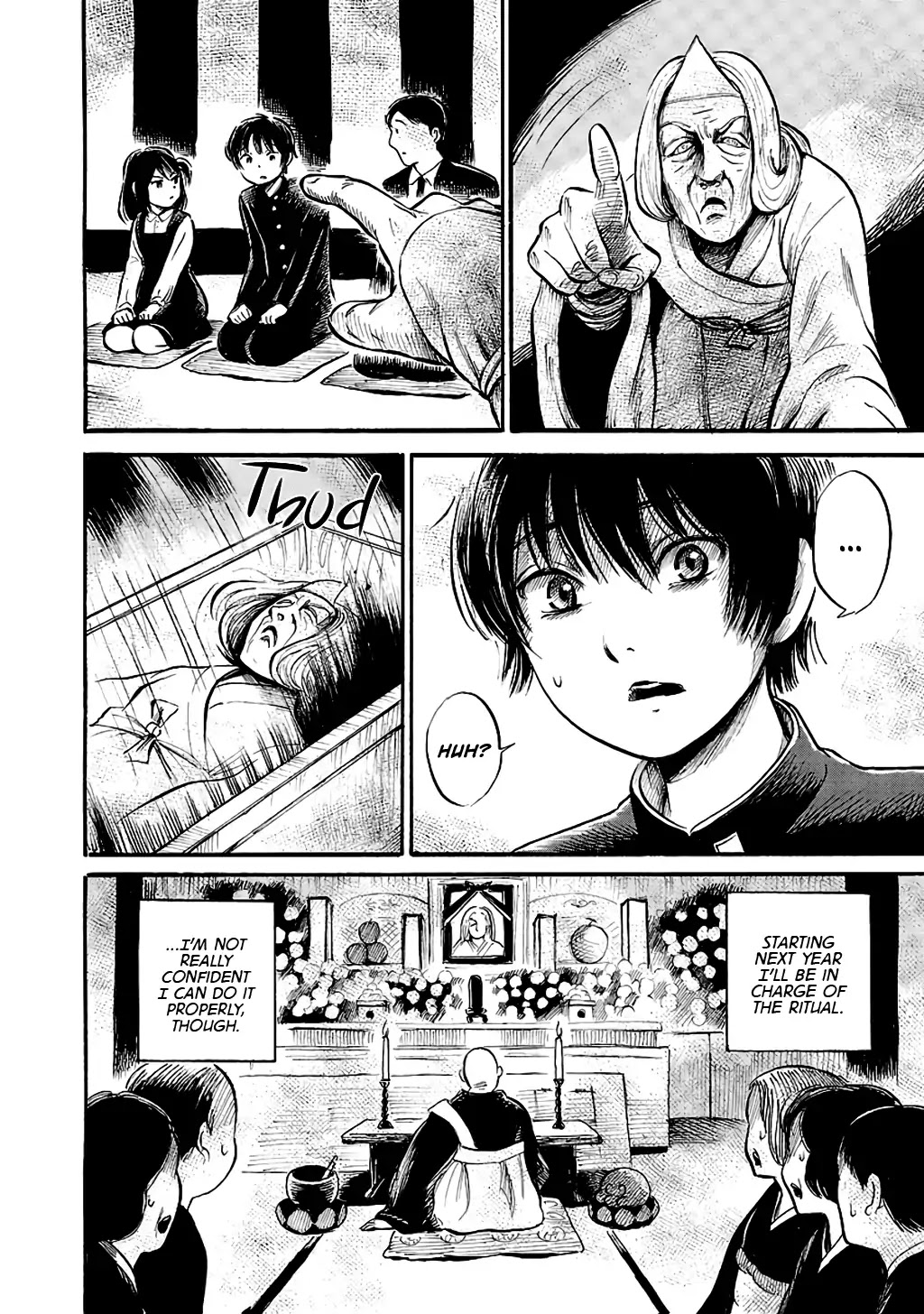 Shibito no Koe o Kiku ga Yoi Chapter 59 page 28 - Chapter 59: At My Great-Grandmother's Wake Part 2