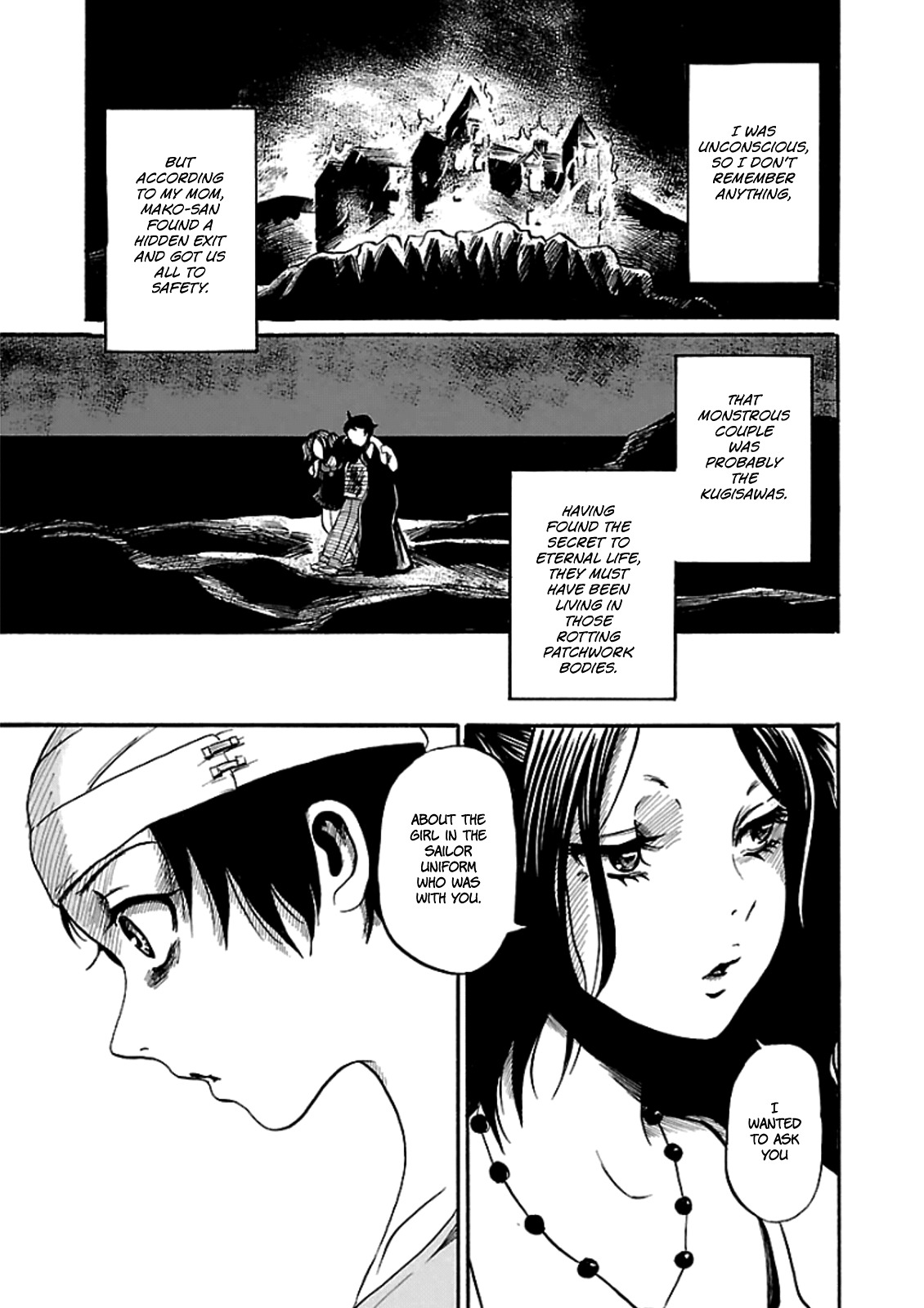Shibito no Koe o Kiku ga Yoi Chapter 6 page 35 - Chapter 6: The Tragedy of Kugisawa Mansion