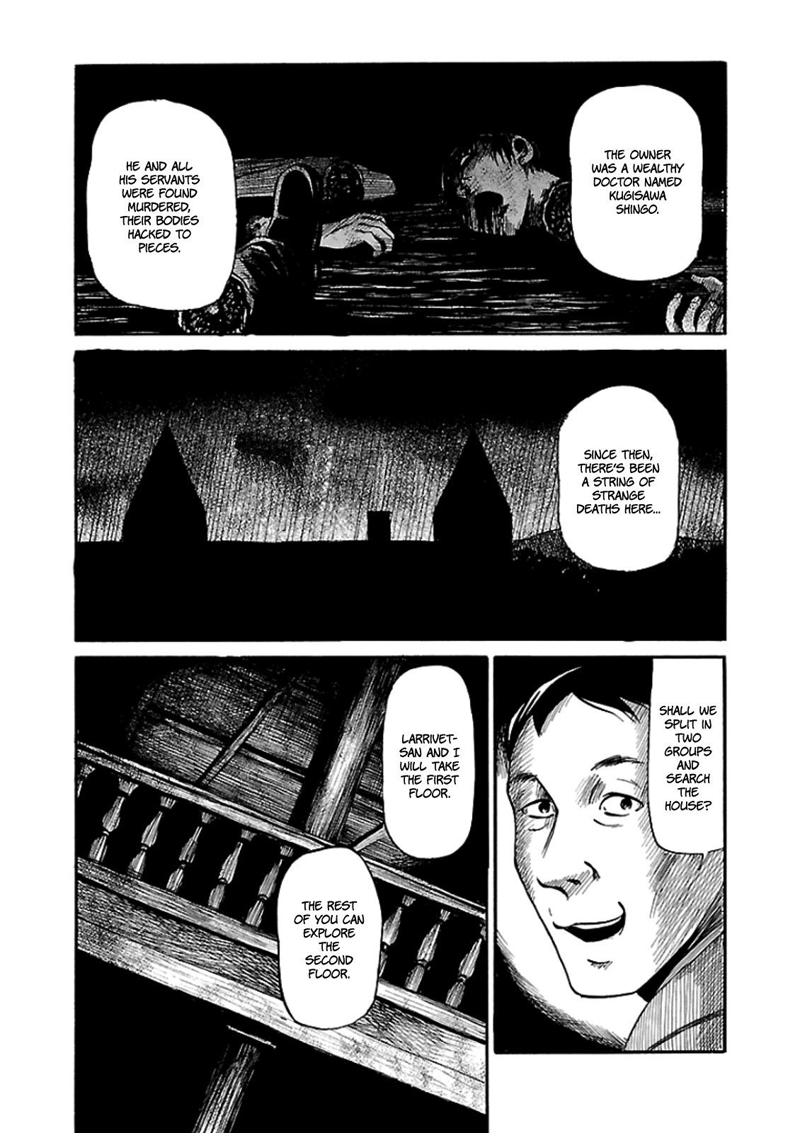 Shibito no Koe o Kiku ga Yoi Chapter 6 page 9 - Chapter 6: The Tragedy of Kugisawa Mansion