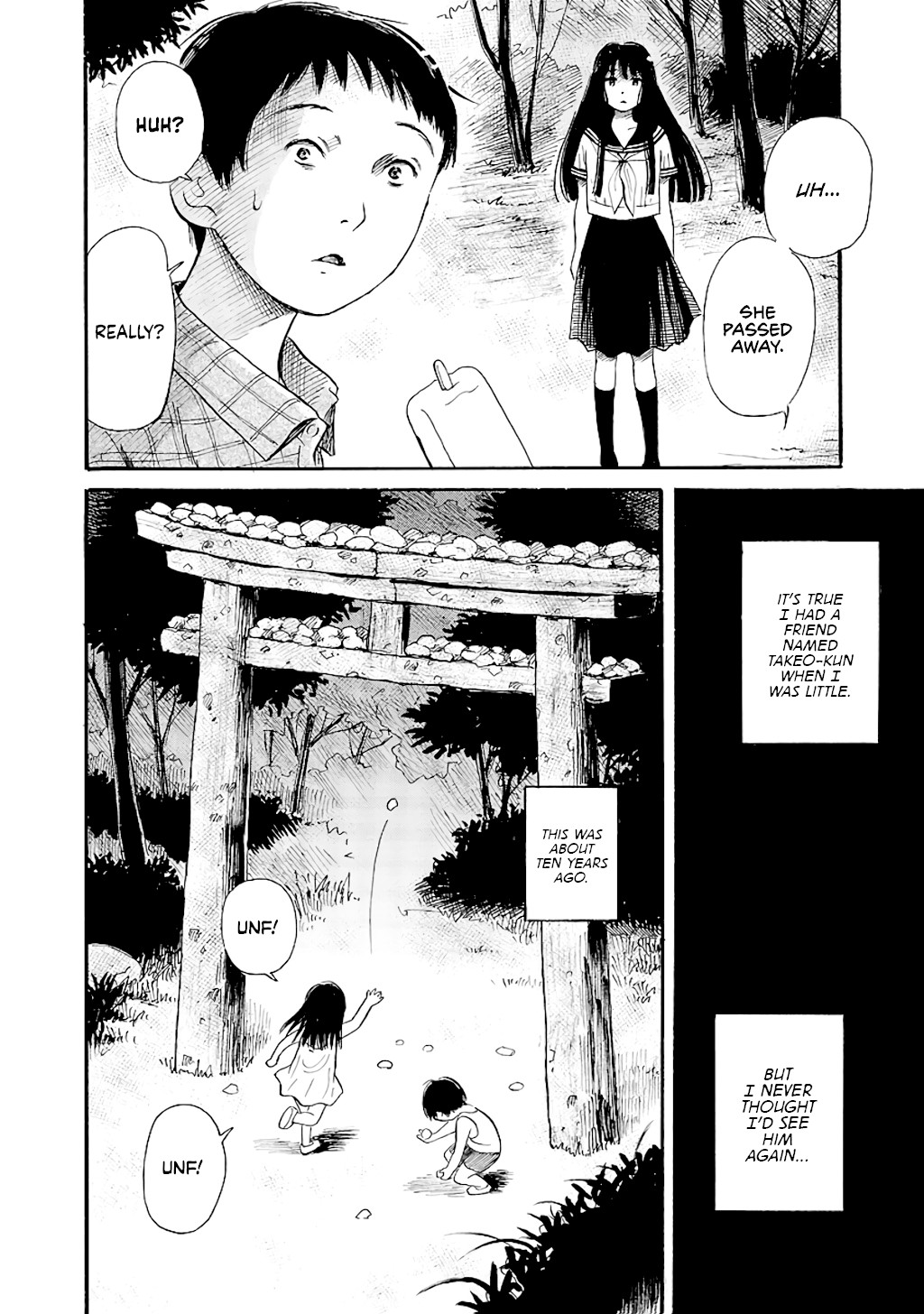 Shibito no Koe o Kiku ga Yoi Chapter 63 page 4 - Chapter 63: Takeo's World