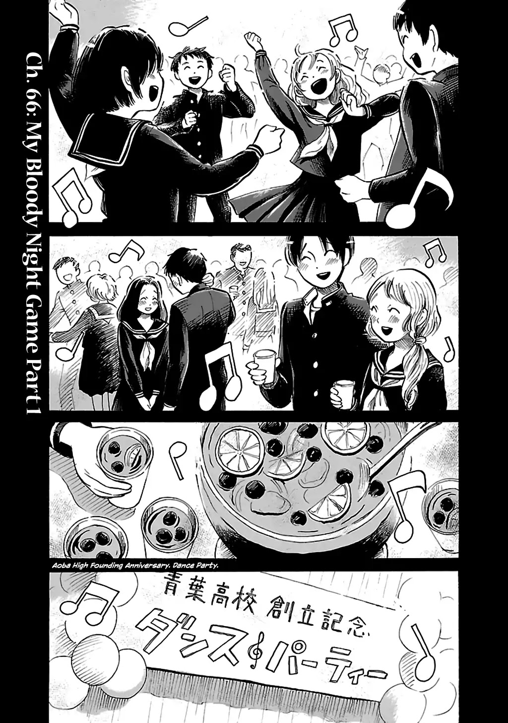 Shibito no Koe o Kiku ga Yoi Chapter 66 page 1 - Chapter 66: My Bloody Night Game Part 1