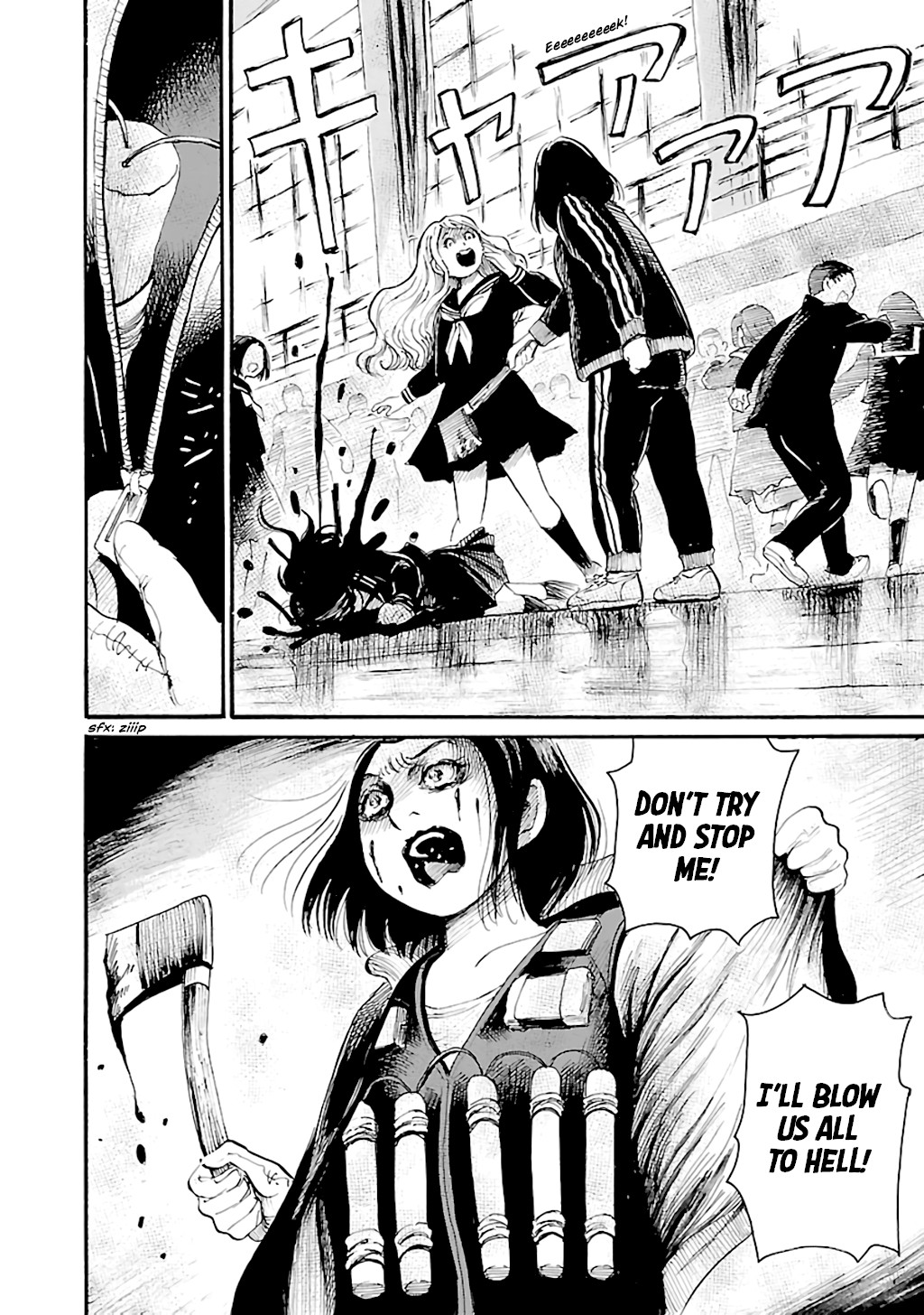 Shibito no Koe o Kiku ga Yoi Chapter 68 page 14 - Chapter 68: My Bloody Night Game Part 3