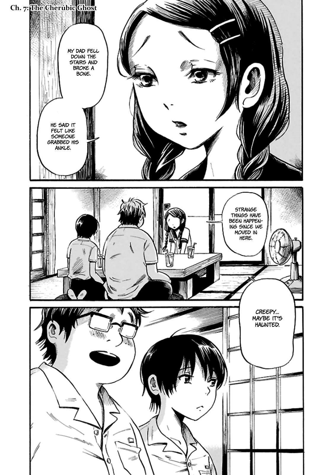 Shibito no Koe o Kiku ga Yoi Chapter 7 page 4 - Chapter 7: The Cherubic Ghost