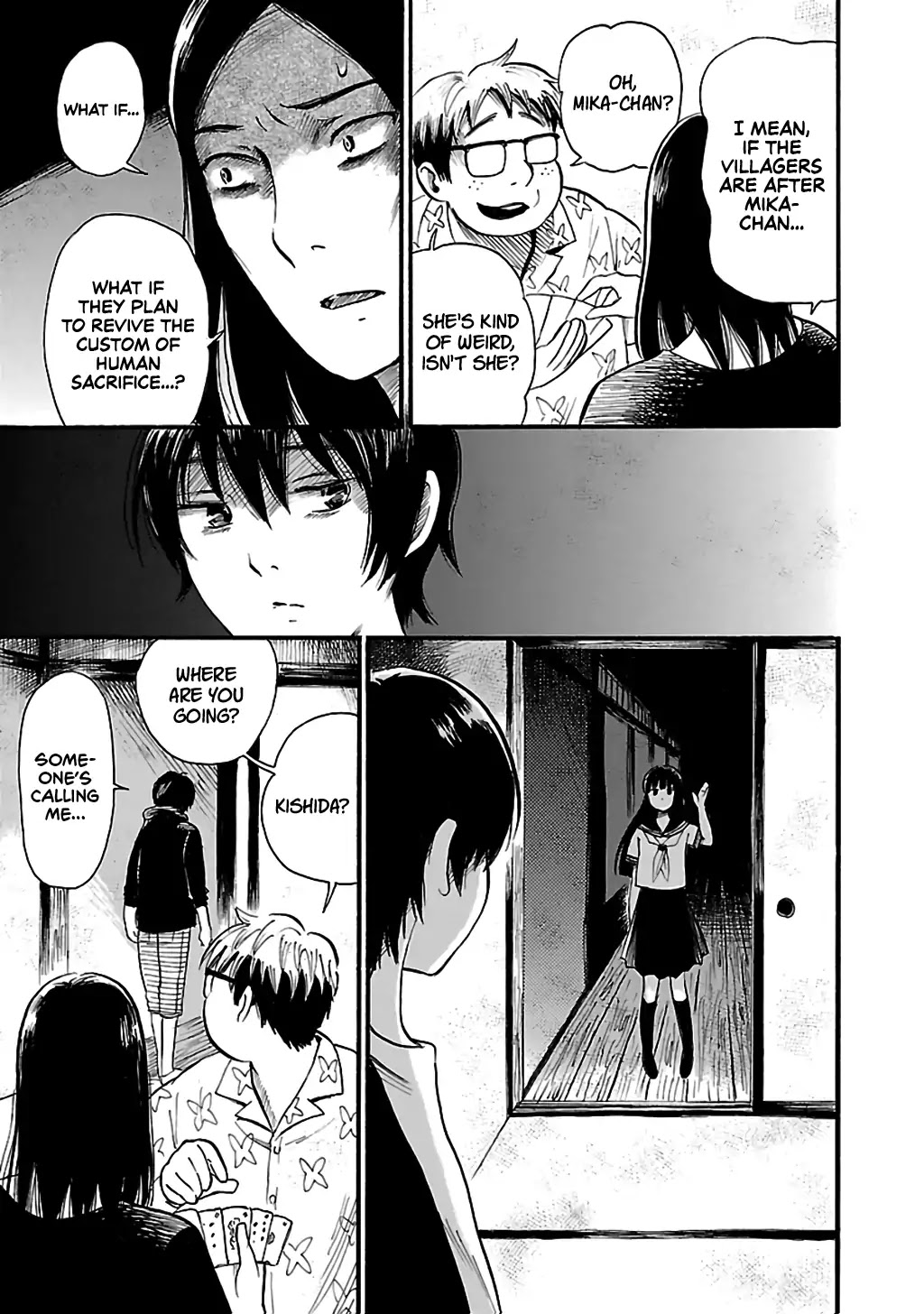 Shibito no Koe o Kiku ga Yoi Chapter 74 page 17 - Chapter 74: The Occult Club's Last Summer Part 1