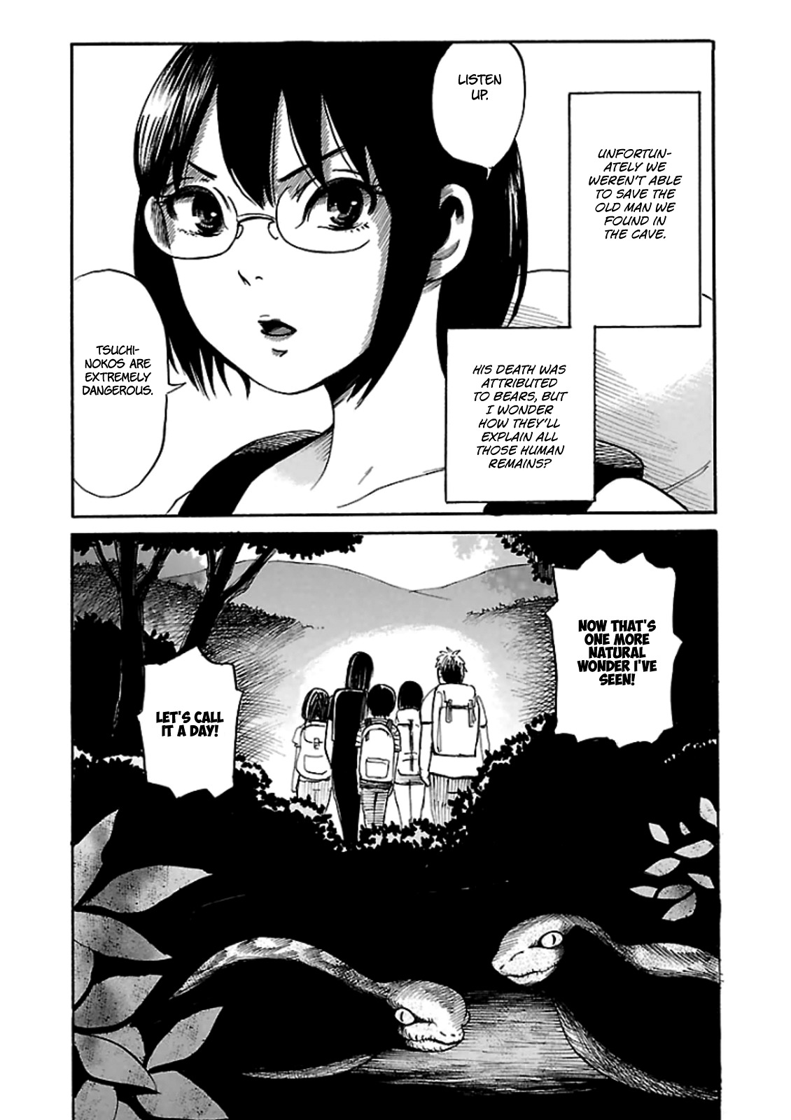 Shibito no Koe o Kiku ga Yoi Chapter 8 page 26 - Chapter 8: Capture the Tsuchinoko on Mt. Urakami!