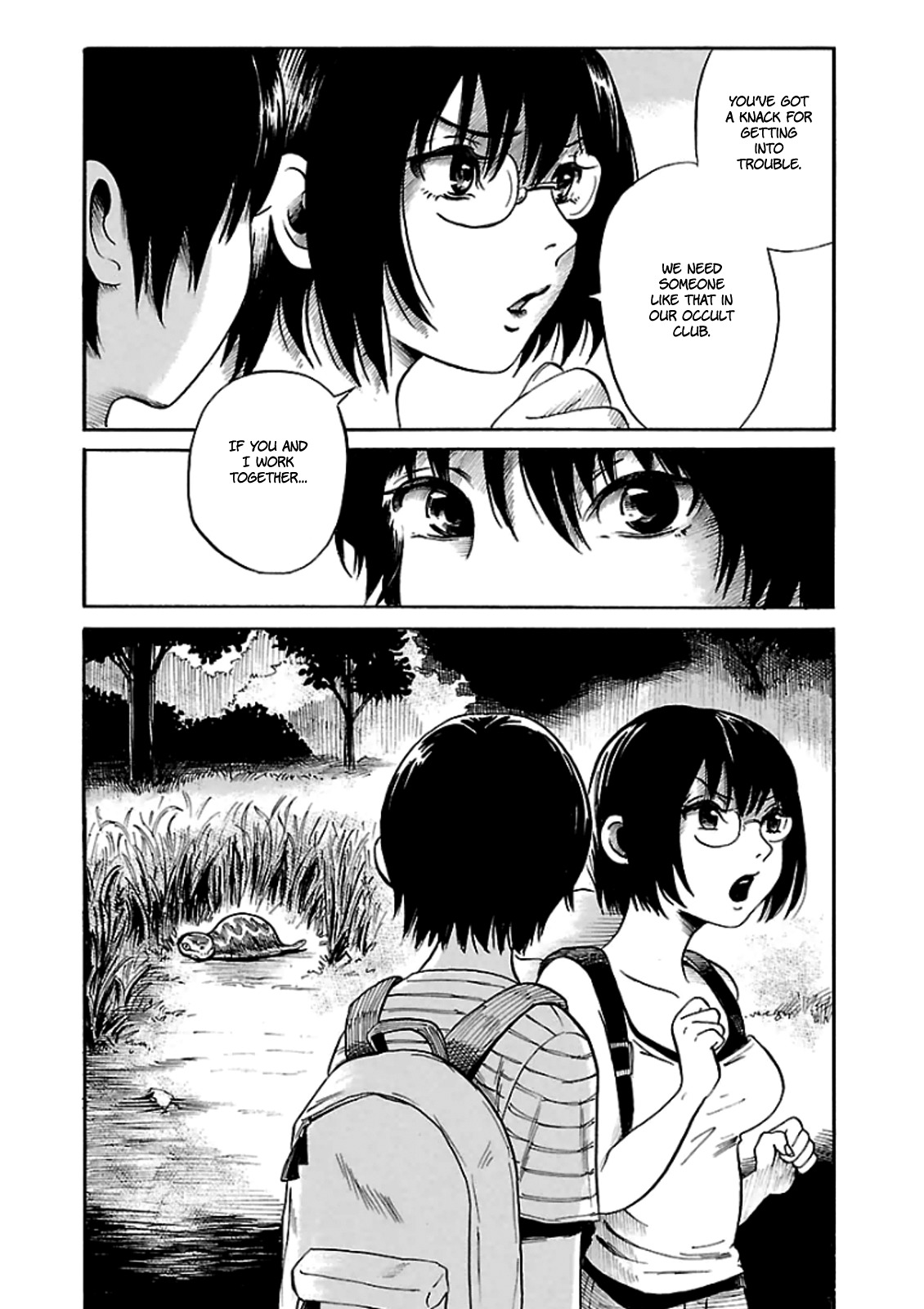Shibito no Koe o Kiku ga Yoi Chapter 8 page 7 - Chapter 8: Capture the Tsuchinoko on Mt. Urakami!