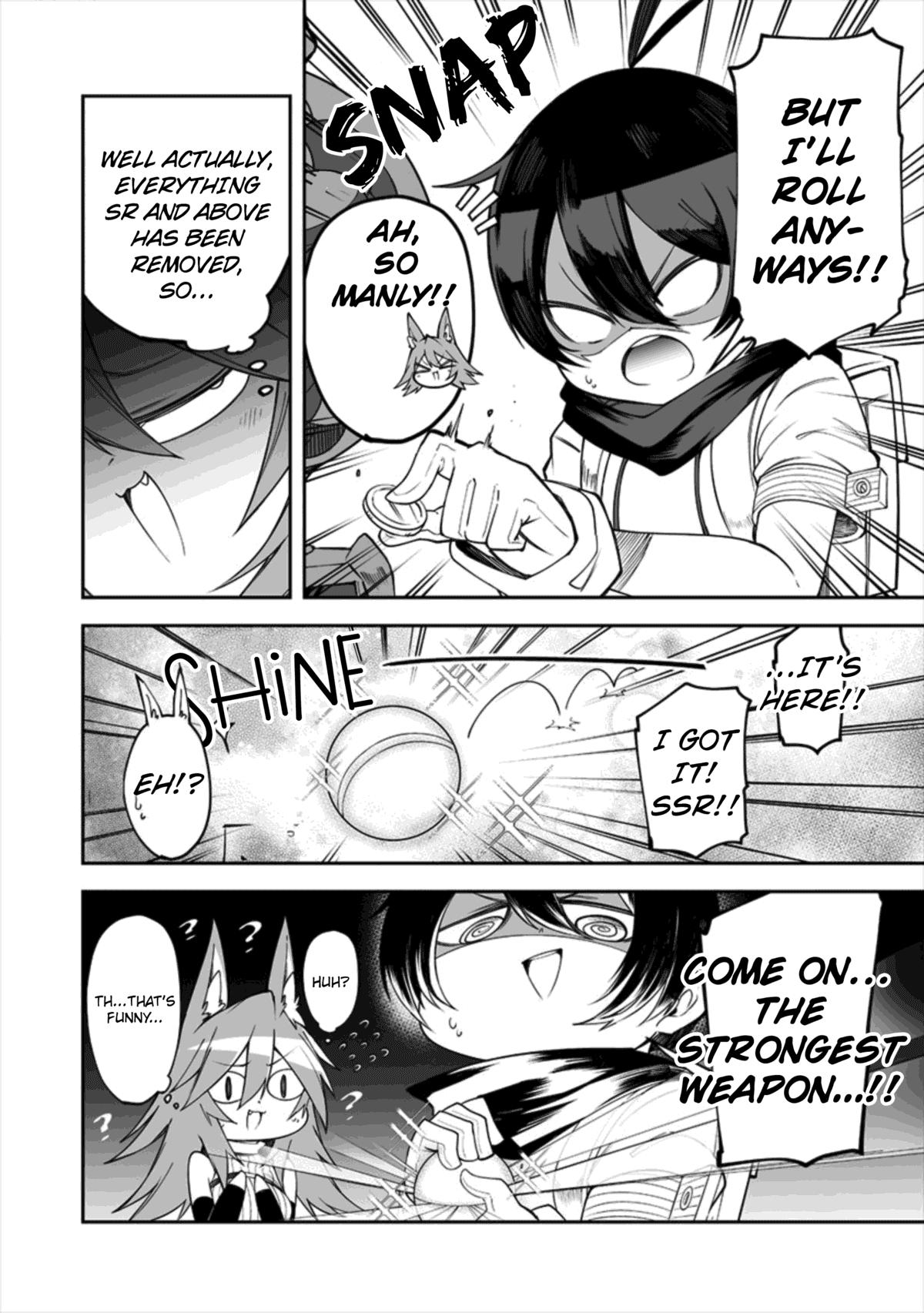 Shiboritoranaide, Onna Shounin-san Chapter 11.5 page 2 - Chapter 11.5: Gatcha Vendor