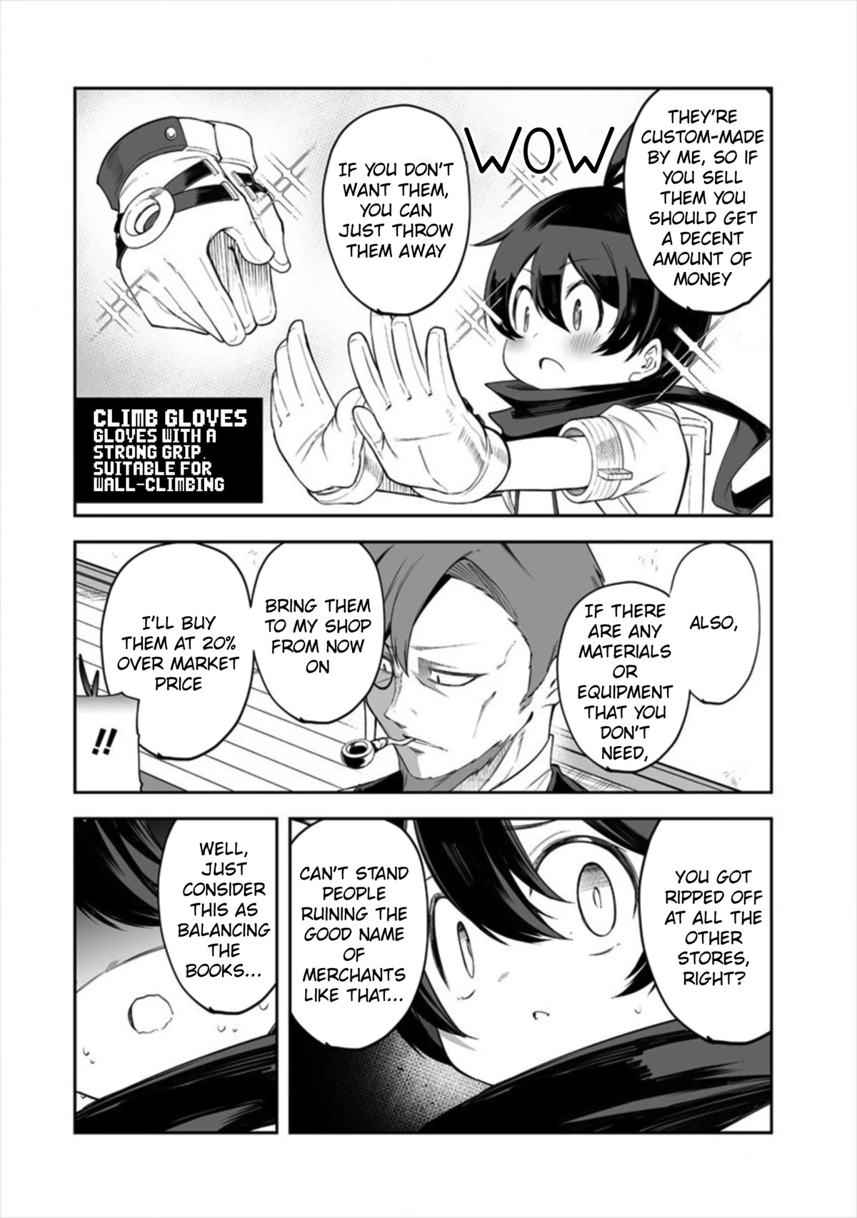 Shiboritoranaide, Onna Shounin-san Chapter 14.1 page 8 - Chapter 14.1: Climb Gloves Part 1