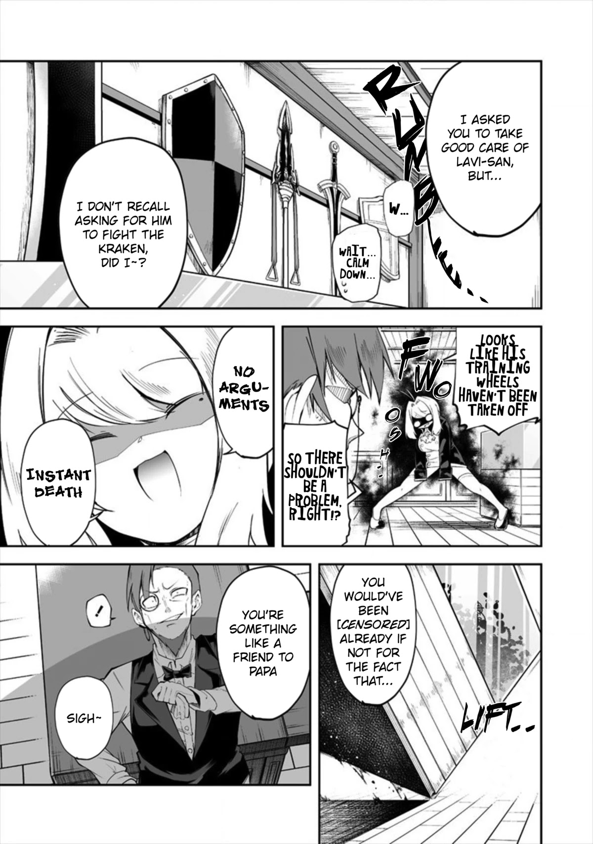 Shiboritoranaide, Onna Shounin-san Chapter 14.2 page 3 - Chapter 14.2: Climb Gloves Part 2