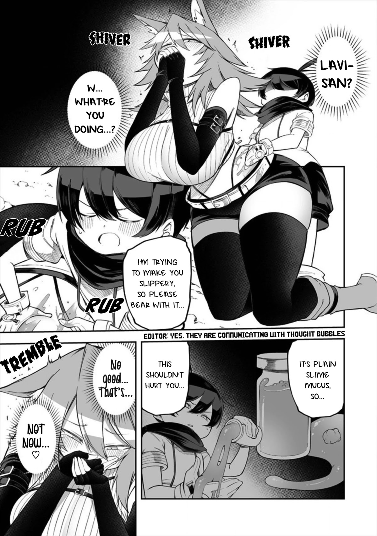 Shiboritoranaide, Onna Shounin-san Chapter 15.2 page 3 - Chapter 15.2: Telepobangle Part 2