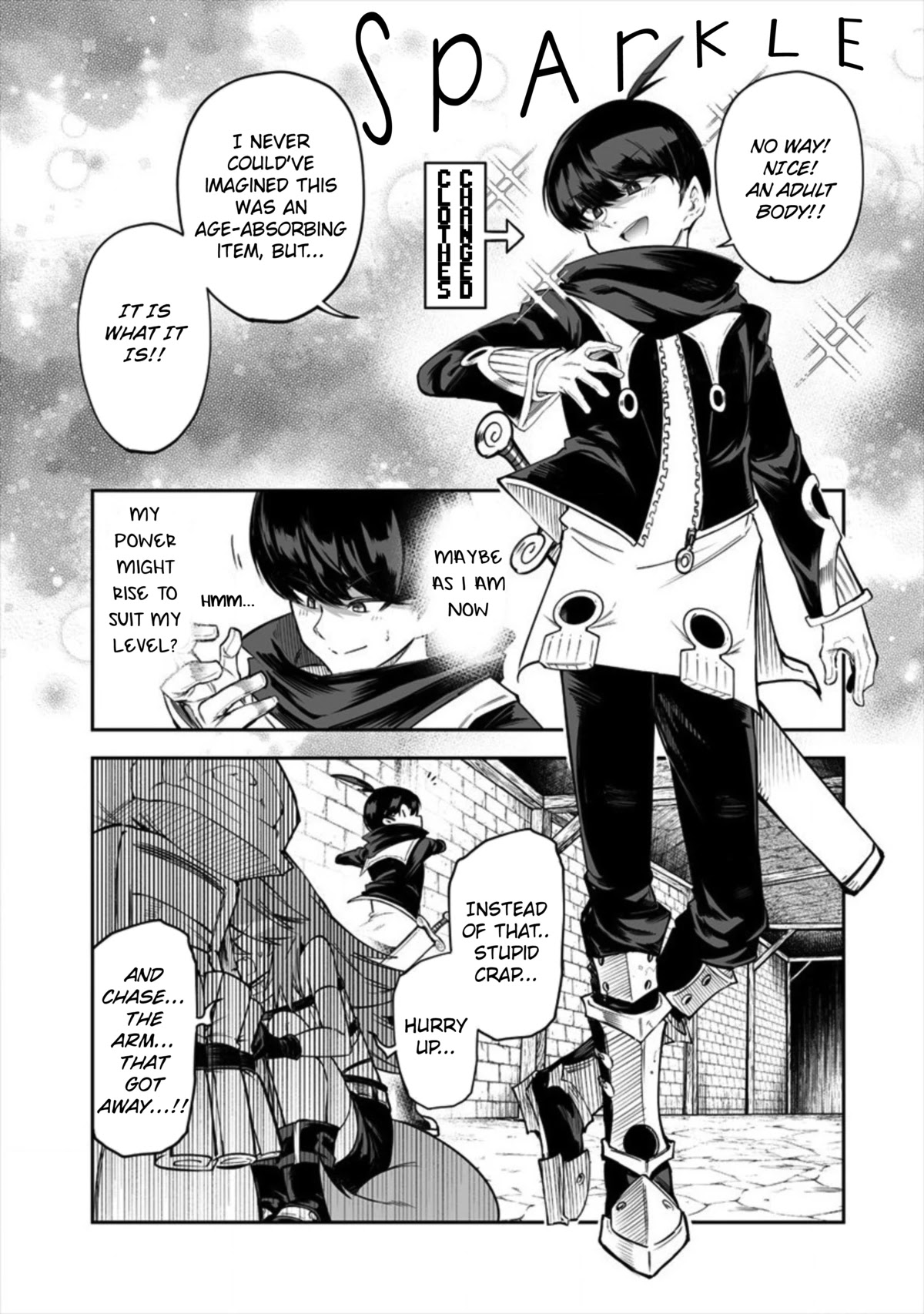 Shiboritoranaide, Onna Shounin-san Chapter 16.1 page 9 - Chapter 16.1: Blood-Sucking Arm Part 1