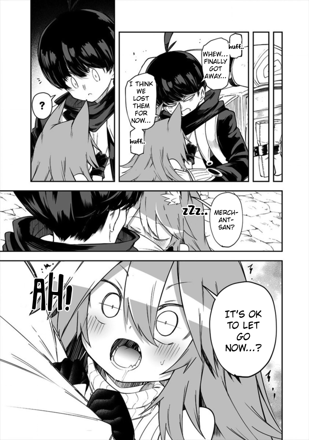 Shiboritoranaide, Onna Shounin-san Chapter 16.2 page 8 - Chapter 16.2: Blood-Sucking Arm Part 2