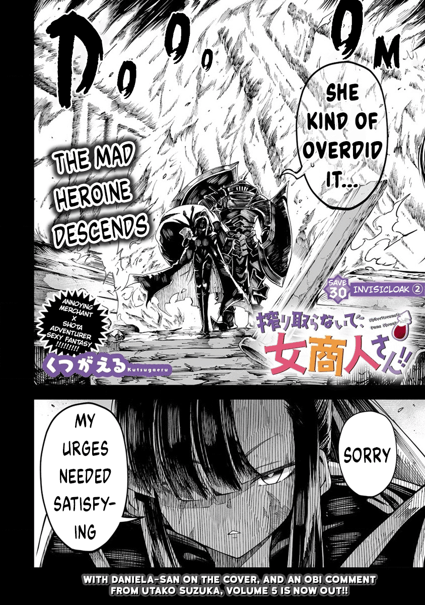 Shiboritoranaide, Onna Shounin-san Chapter 30.1 page 2 - Chapter 30.1: Invisicloak 2 Part 1