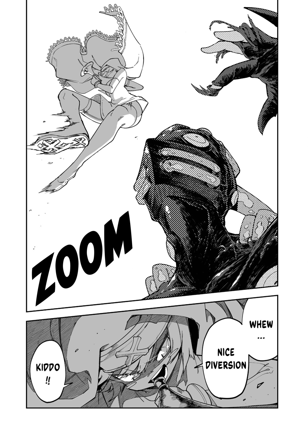 Shiboritoranaide, Onna Shounin-san Chapter 31.2 page 6 - Chapter 31.2: Flame Dagger Part 2