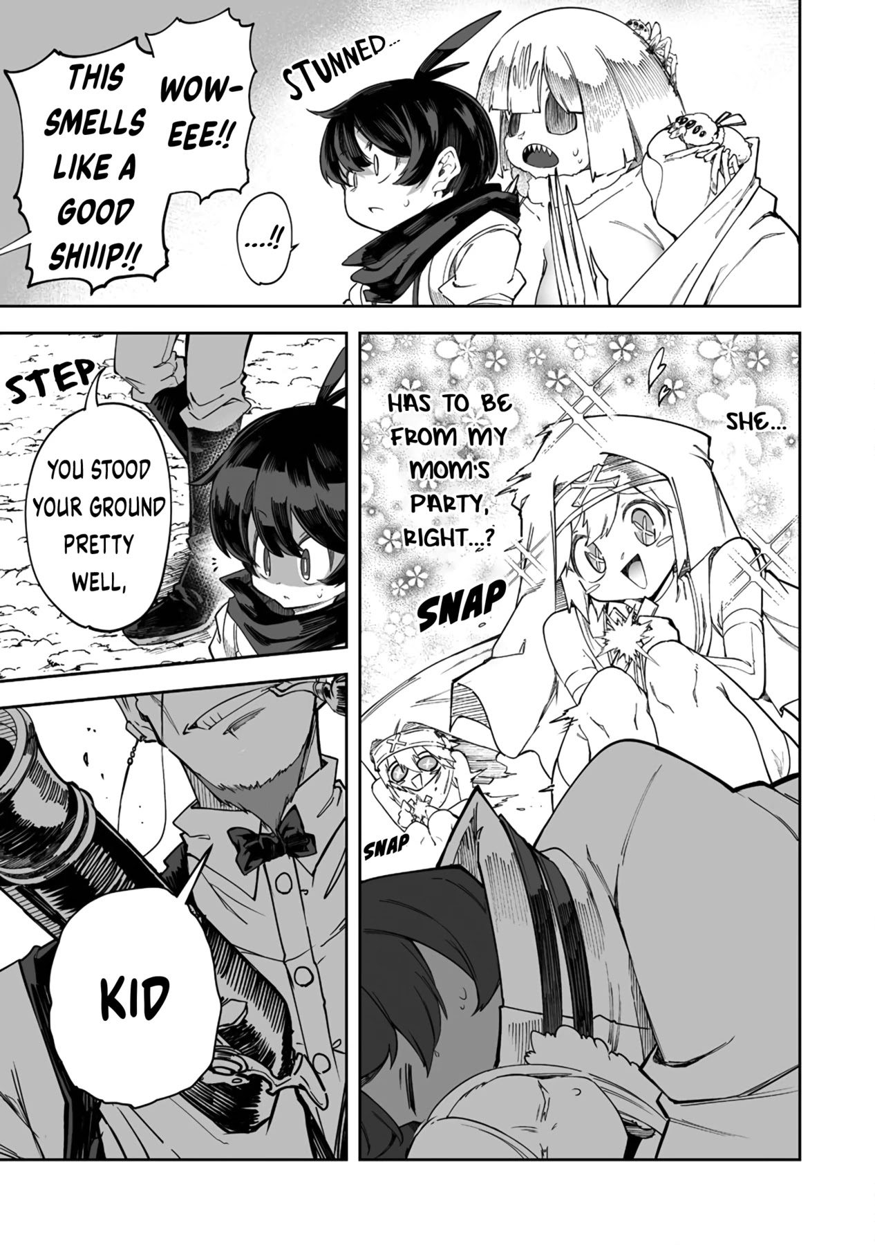 Shiboritoranaide, Onna Shounin-san Chapter 31.2 page 9 - Chapter 31.2: Flame Dagger Part 2
