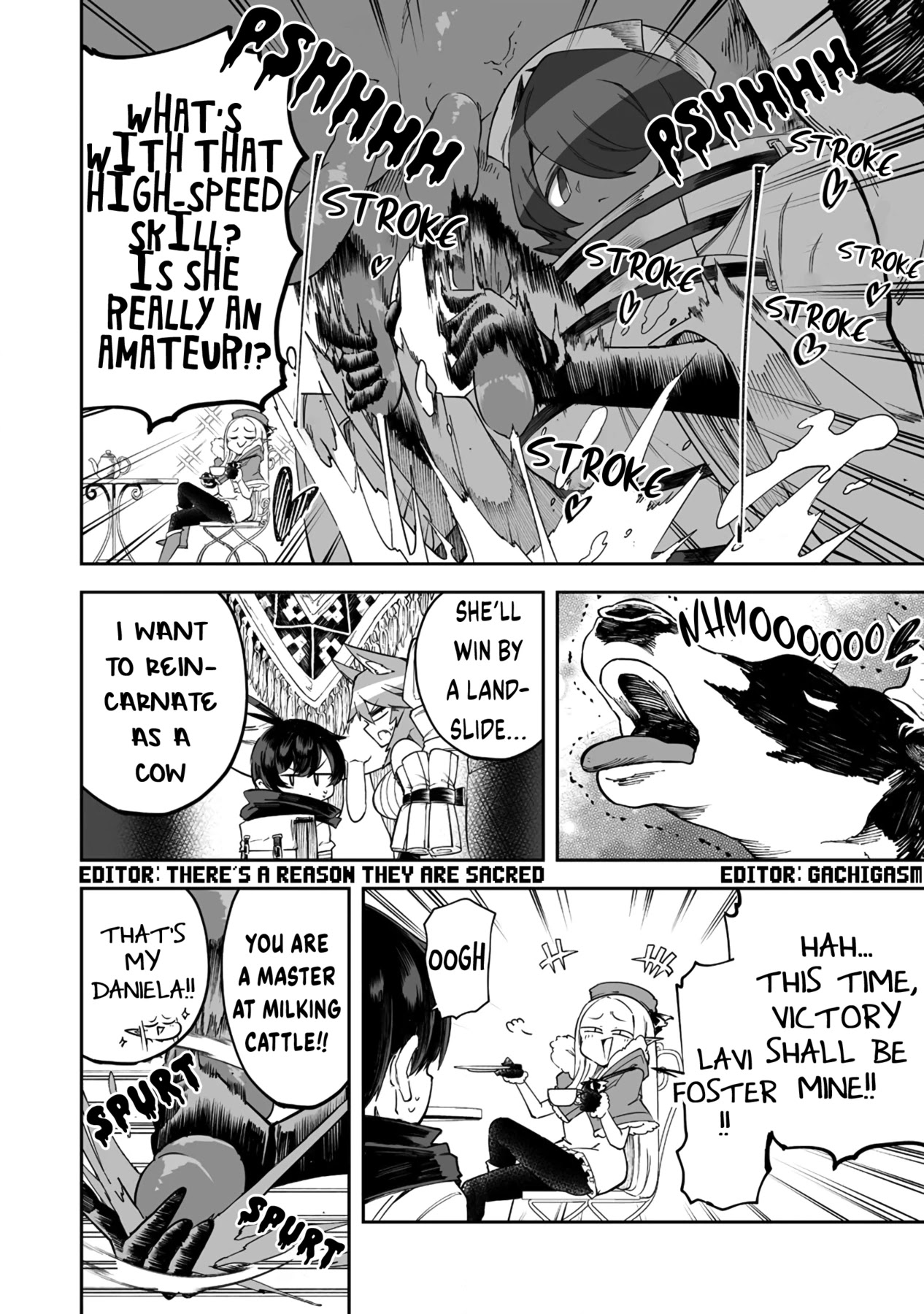 Shiboritoranaide, Onna Shounin-san Chapter 31.5 page 2 - Chapter 31.5: Magic Milker