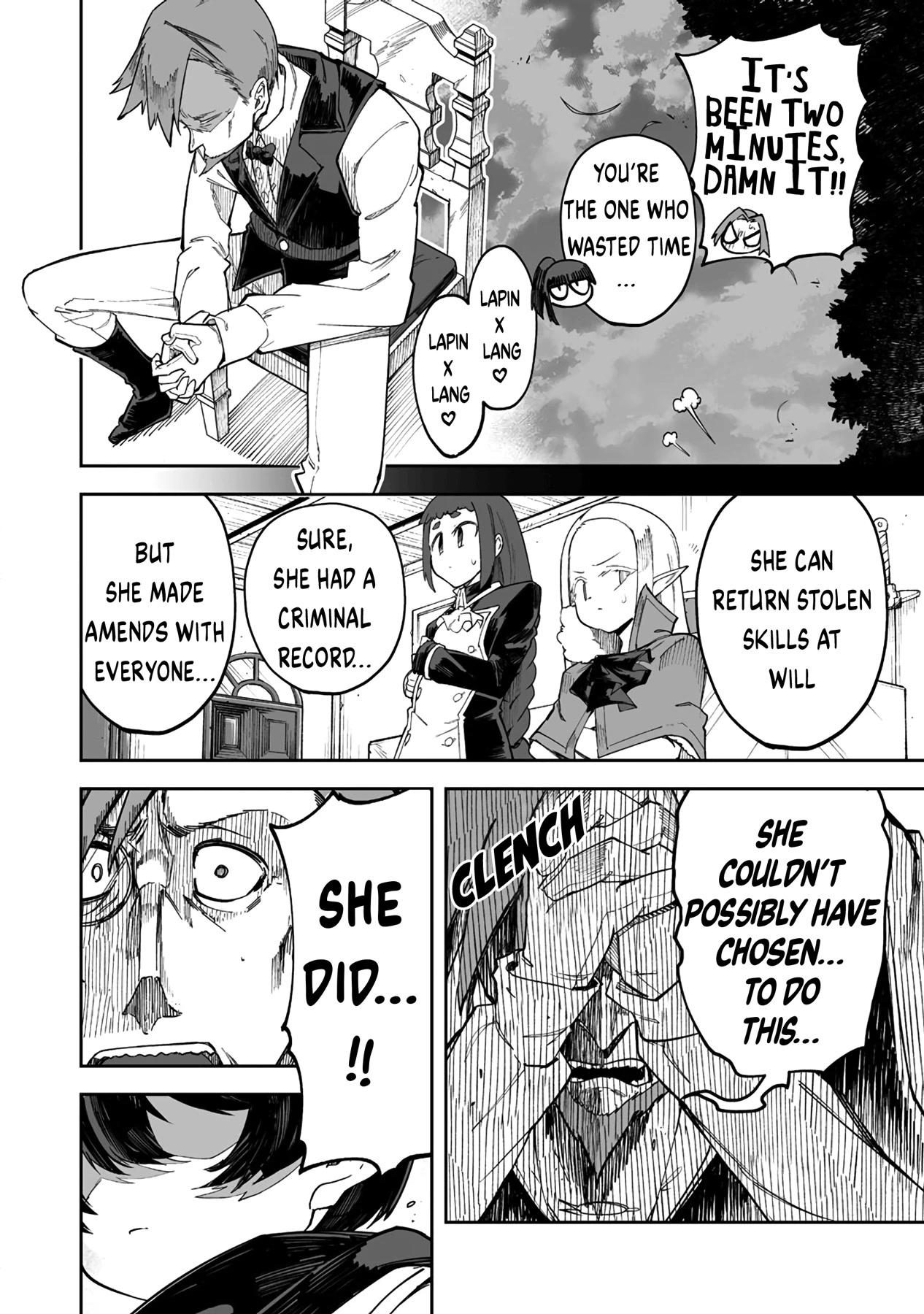 Shiboritoranaide, Onna Shounin-san Chapter 33.1 page 12 - Chapter 33.1: Skill-Eater 3 Part 1
