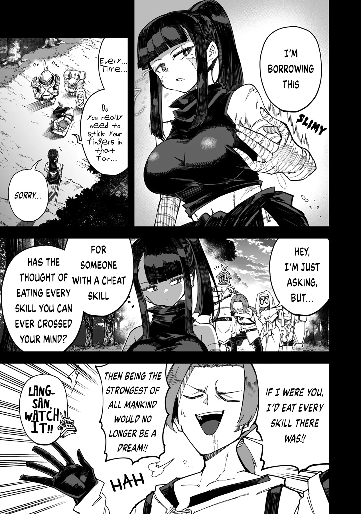 Shiboritoranaide, Onna Shounin-san Chapter 33.1 page 9 - Chapter 33.1: Skill-Eater 3 Part 1