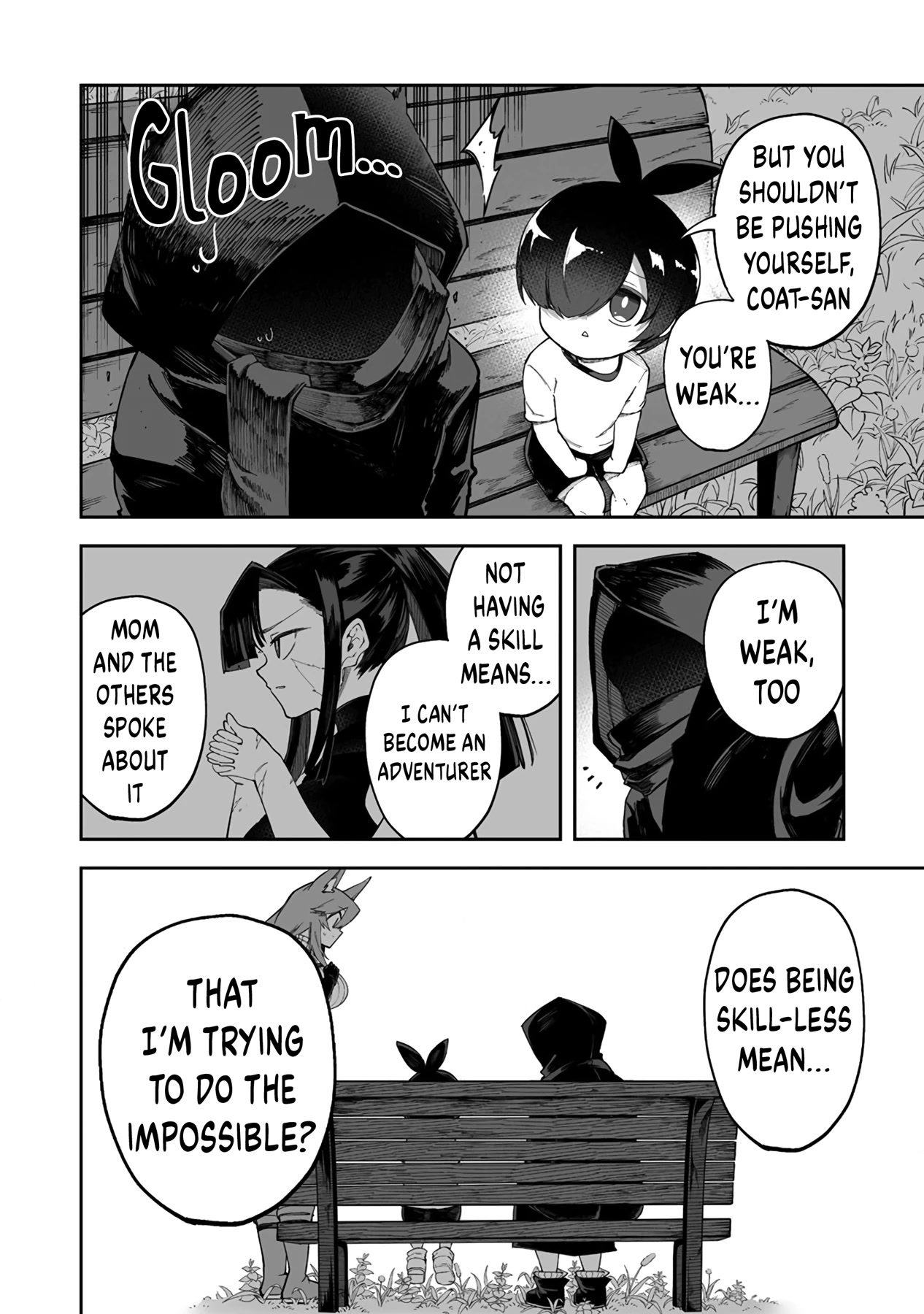 Shiboritoranaide, Onna Shounin-san Chapter 38.1 page 4 - Chapter 38.1: Muffler of Bravery Part 1