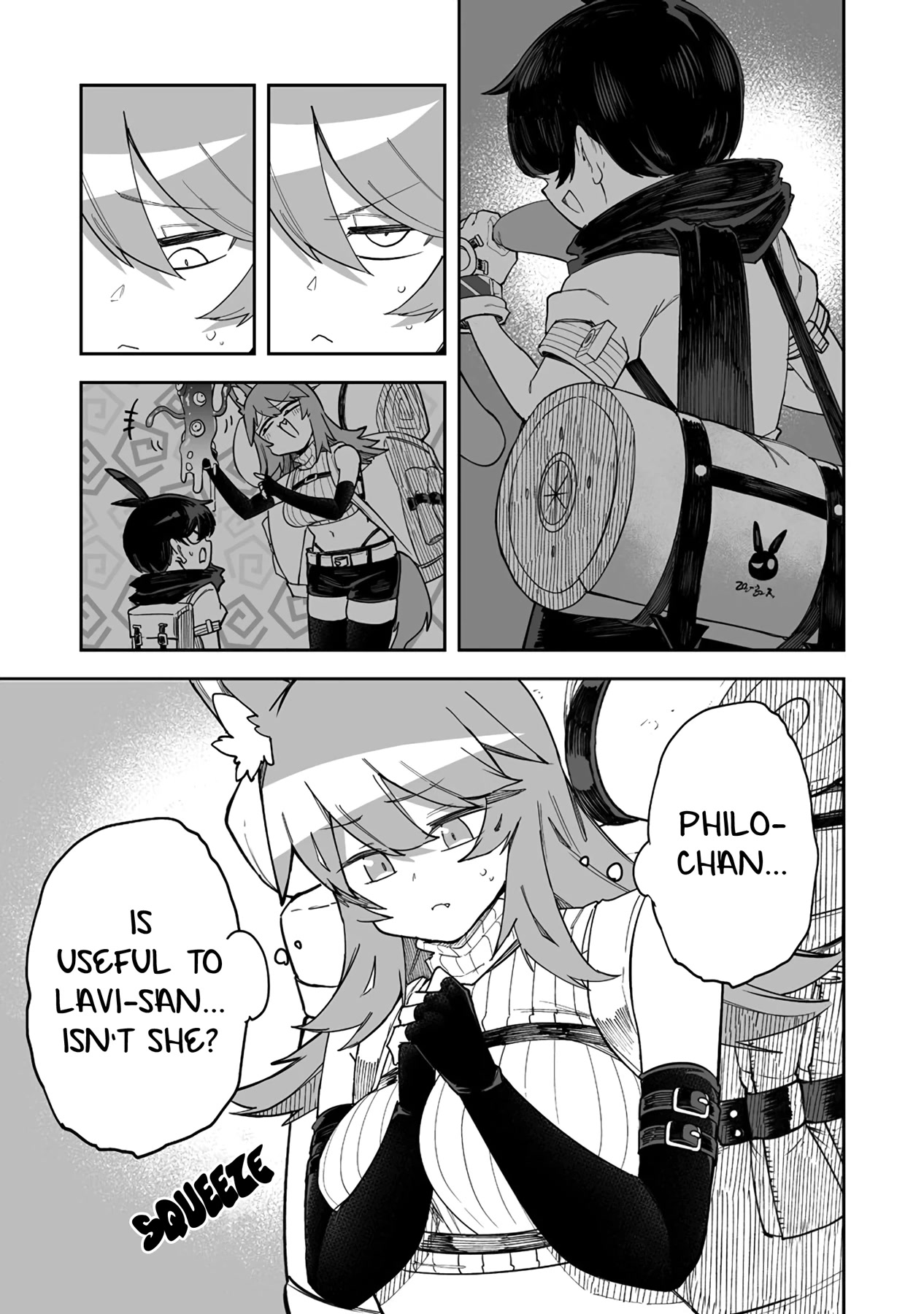 Shiboritoranaide, Onna Shounin-san Chapter 38.2 page 11 - Chapter 38.2: Muffler of Bravery Part 2