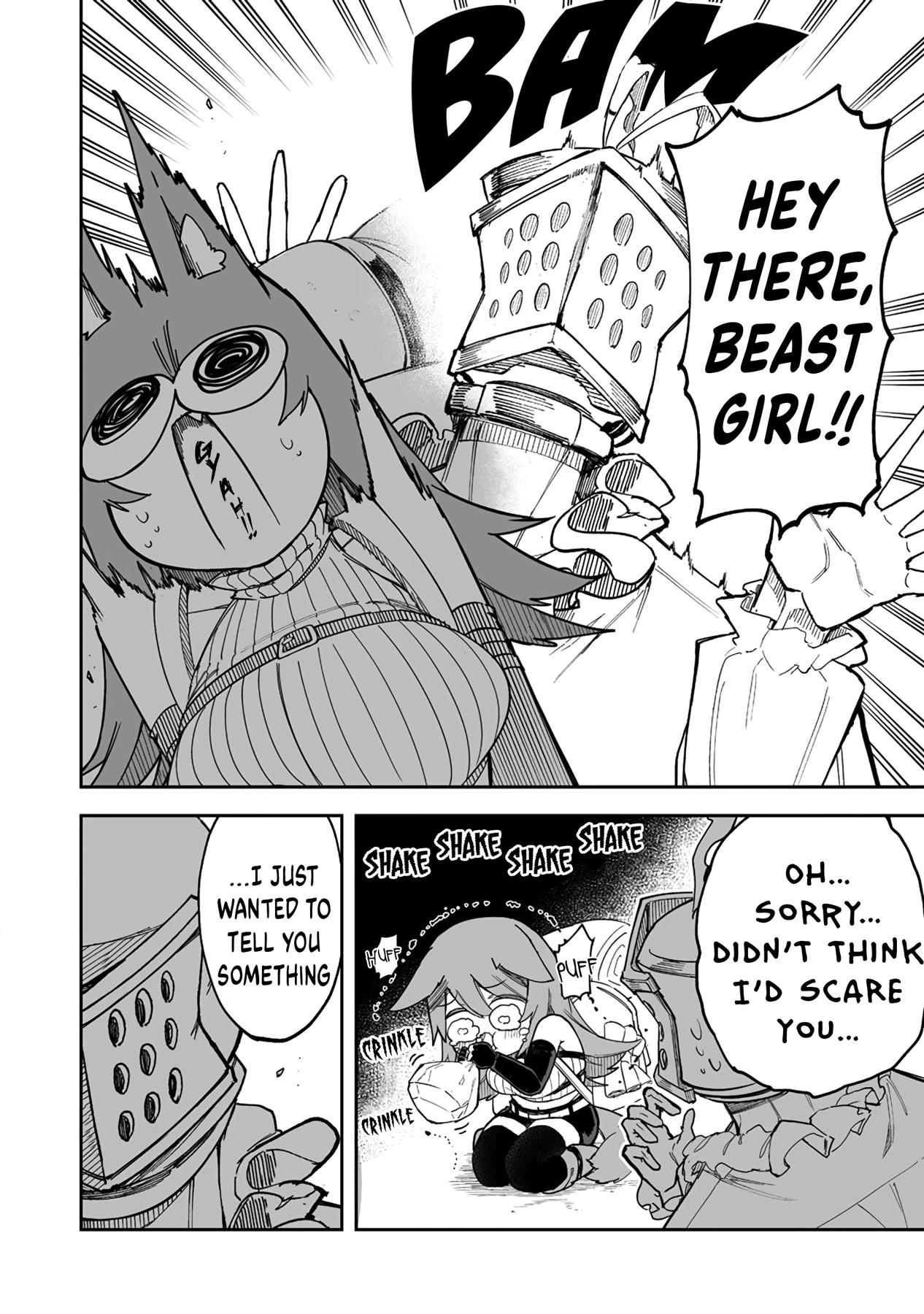 Shiboritoranaide, Onna Shounin-san Chapter 38.2 page 12 - Chapter 38.2: Muffler of Bravery Part 2