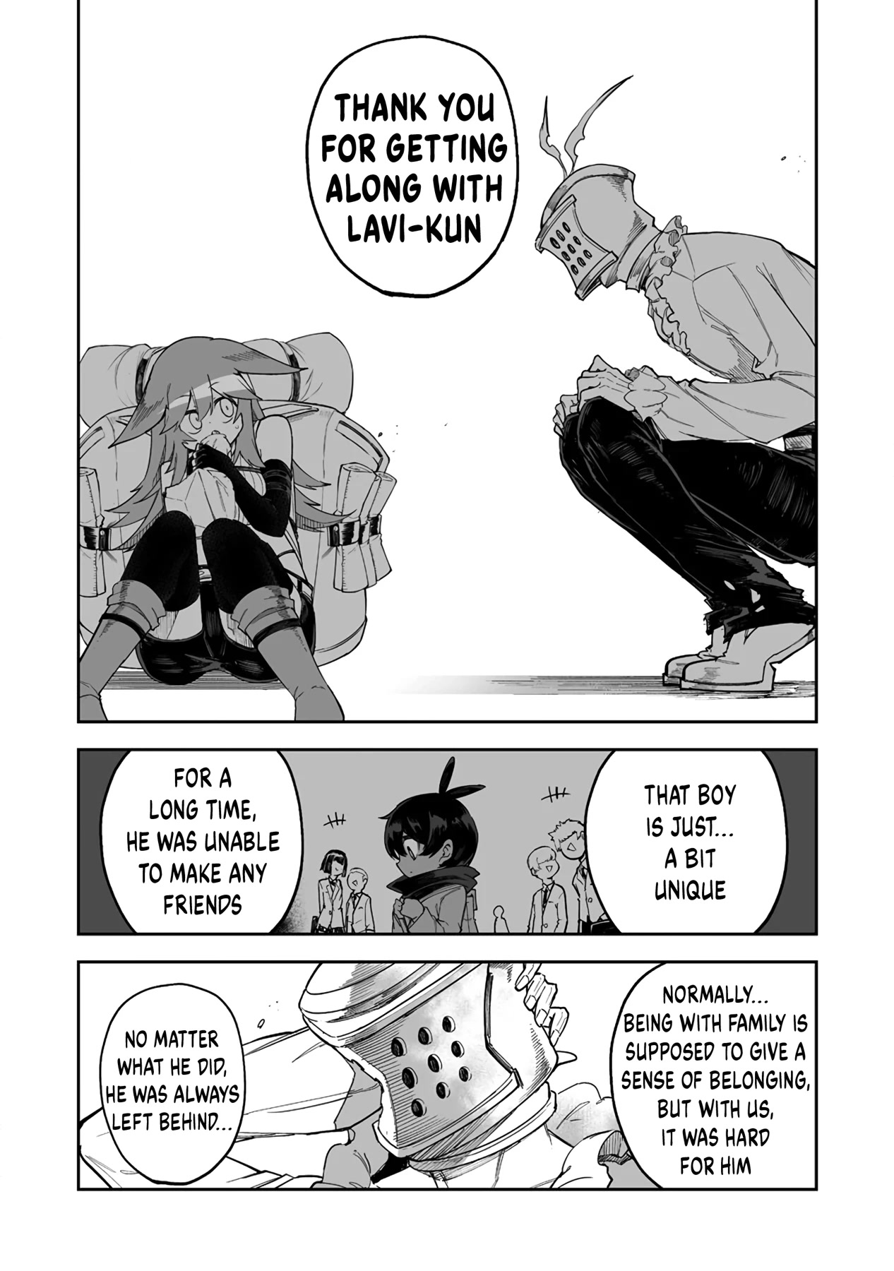 Shiboritoranaide, Onna Shounin-san Chapter 38.2 page 13 - Chapter 38.2: Muffler of Bravery Part 2