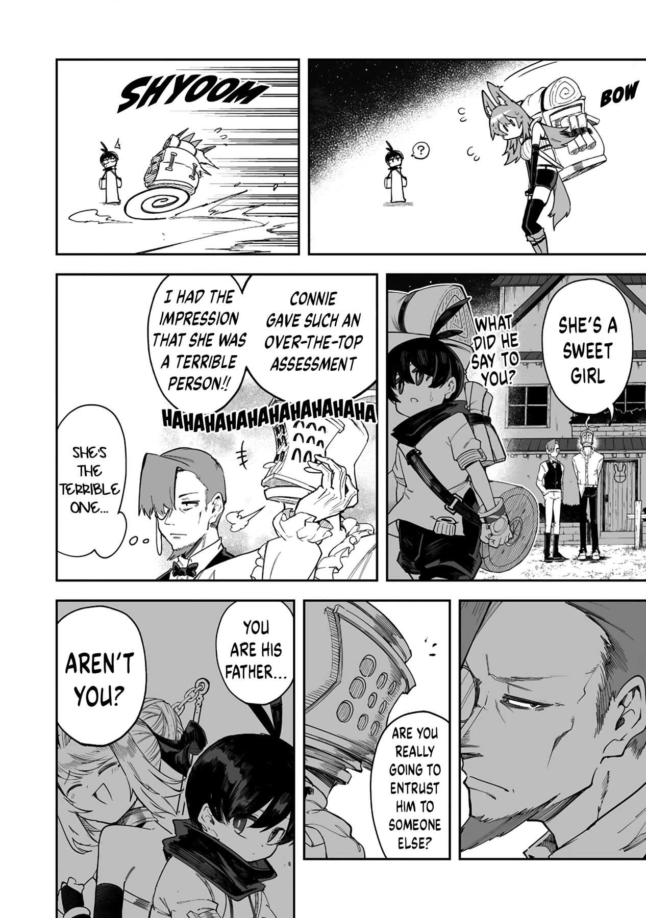 Shiboritoranaide, Onna Shounin-san Chapter 38.2 page 16 - Chapter 38.2: Muffler of Bravery Part 2