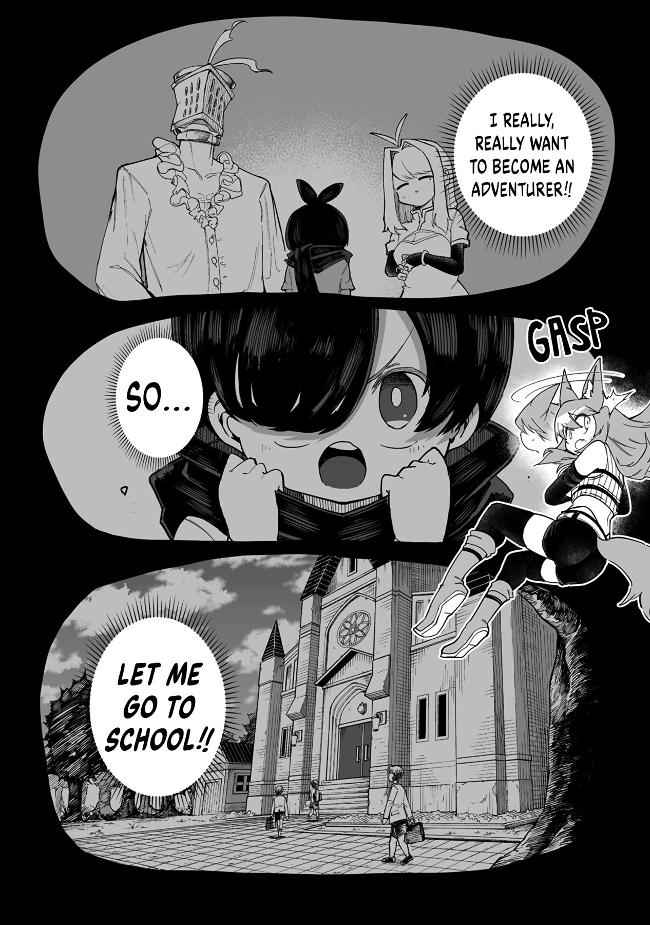 Shiboritoranaide, Onna Shounin-san Chapter 38.2 page 3 - Chapter 38.2: Muffler of Bravery Part 2