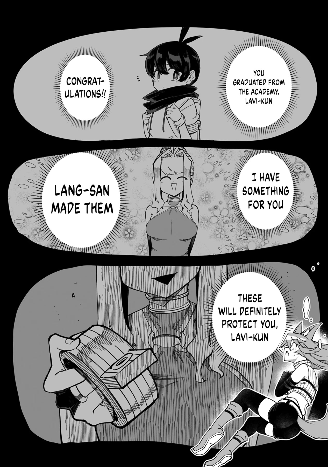 Shiboritoranaide, Onna Shounin-san Chapter 38.2 page 4 - Chapter 38.2: Muffler of Bravery Part 2
