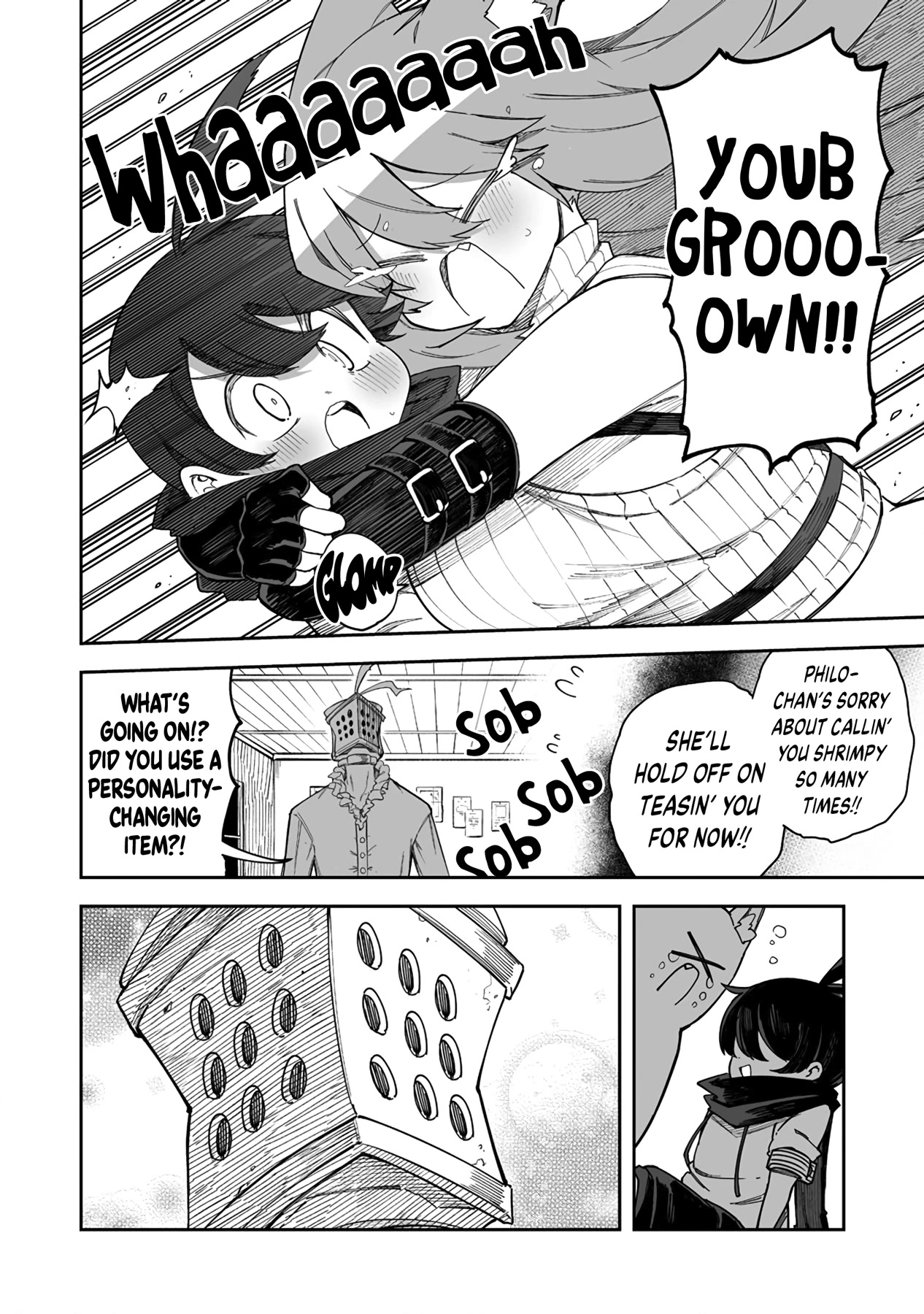 Shiboritoranaide, Onna Shounin-san Chapter 38.2 page 8 - Chapter 38.2: Muffler of Bravery Part 2