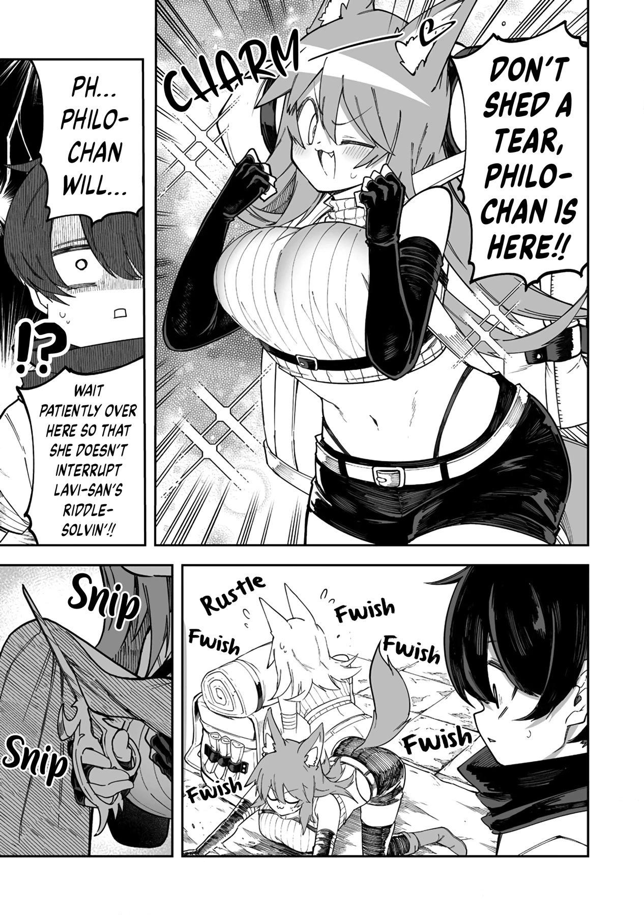 Shiboritoranaide, Onna Shounin-san Chapter 39.1 page 5 - Chapter 39.1: Universal Scissors
