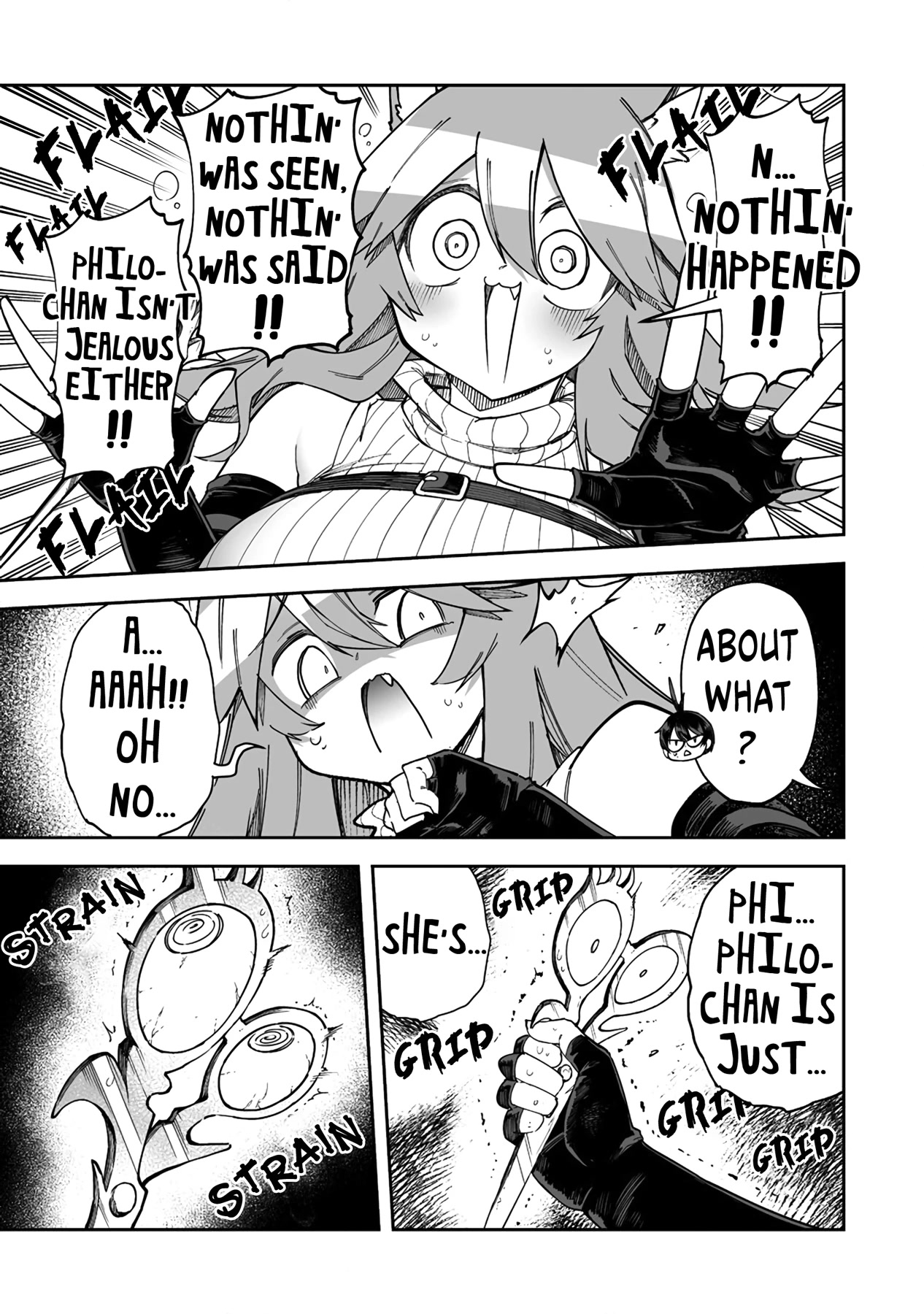 Shiboritoranaide, Onna Shounin-san Chapter 39.1 page 9 - Chapter 39.1: Universal Scissors