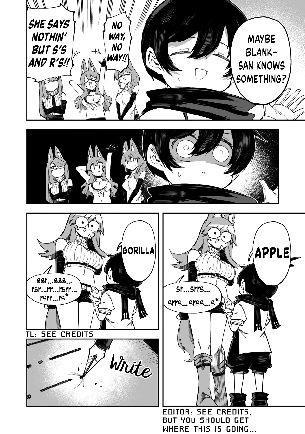 Shiboritoranaide, Onna Shounin-san Chapter 39.2 page 10 - Chapter 39.2: Universal Scissors Part 2