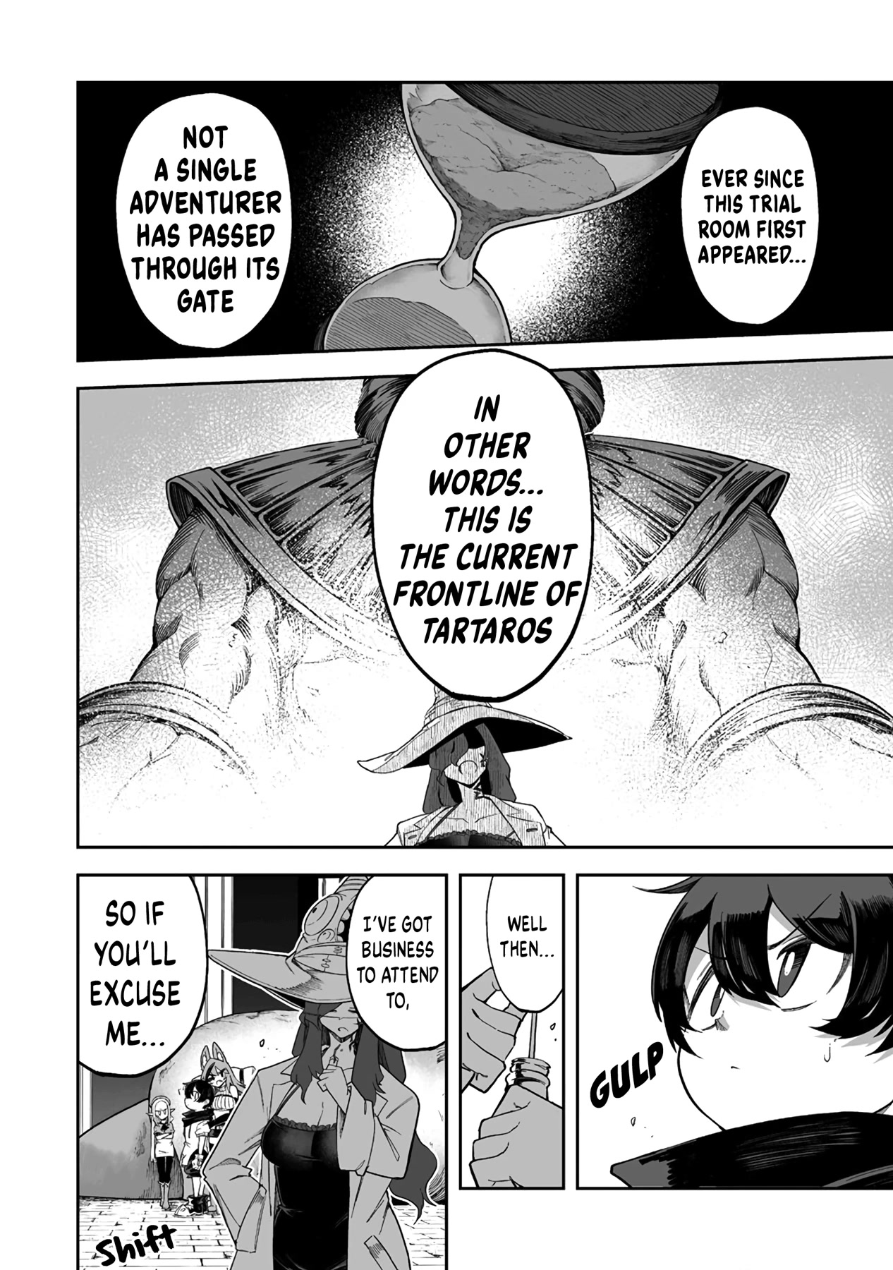 Shiboritoranaide, Onna Shounin-san Chapter 40.2 page 4 - Chapter 40.2: Trial Room Part 2