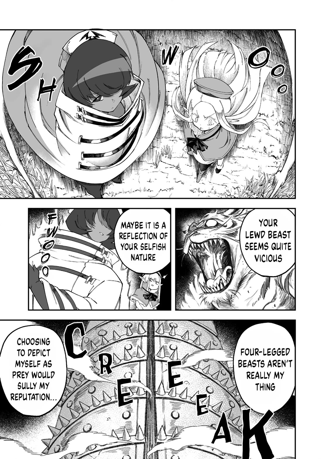 Shiboritoranaide, Onna Shounin-san Chapter 48.1 page 11 - Chapter 48.1: Daniela’s Quest Part 1