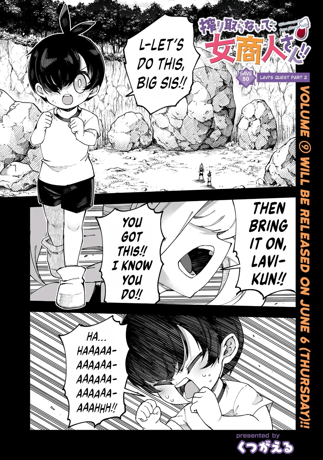 Shiboritoranaide, Onna Shounin-san Chapter 50.1 page 1 - Chapter 50.1: Lavi's Quest 2 Part 1