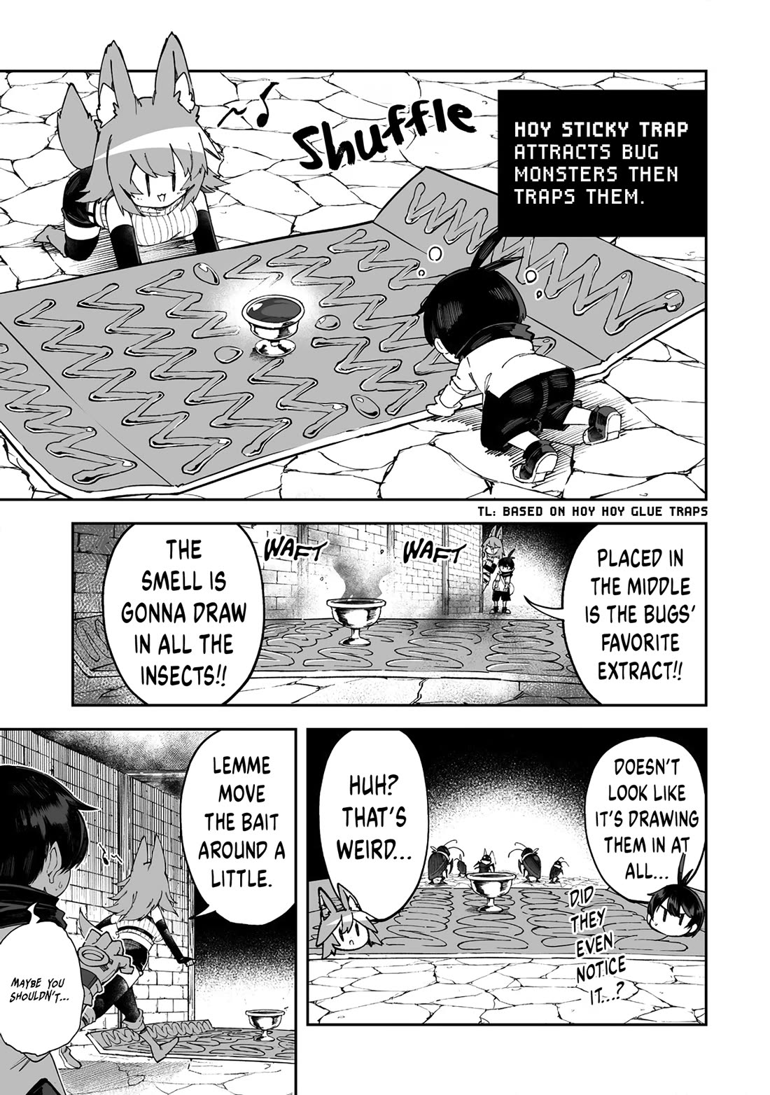 Shiboritoranaide, Onna Shounin-san Chapter 51.5 page 3 - Chapter 51.5: Sticky Trap