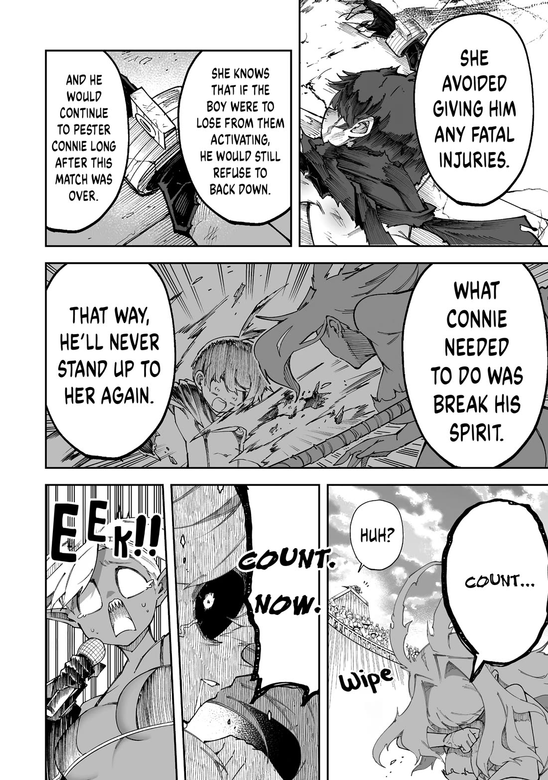 Shiboritoranaide, Onna Shounin-san Chapter 53.1 page 4 - Chapter 53.1: Hi-Potion Part 1
