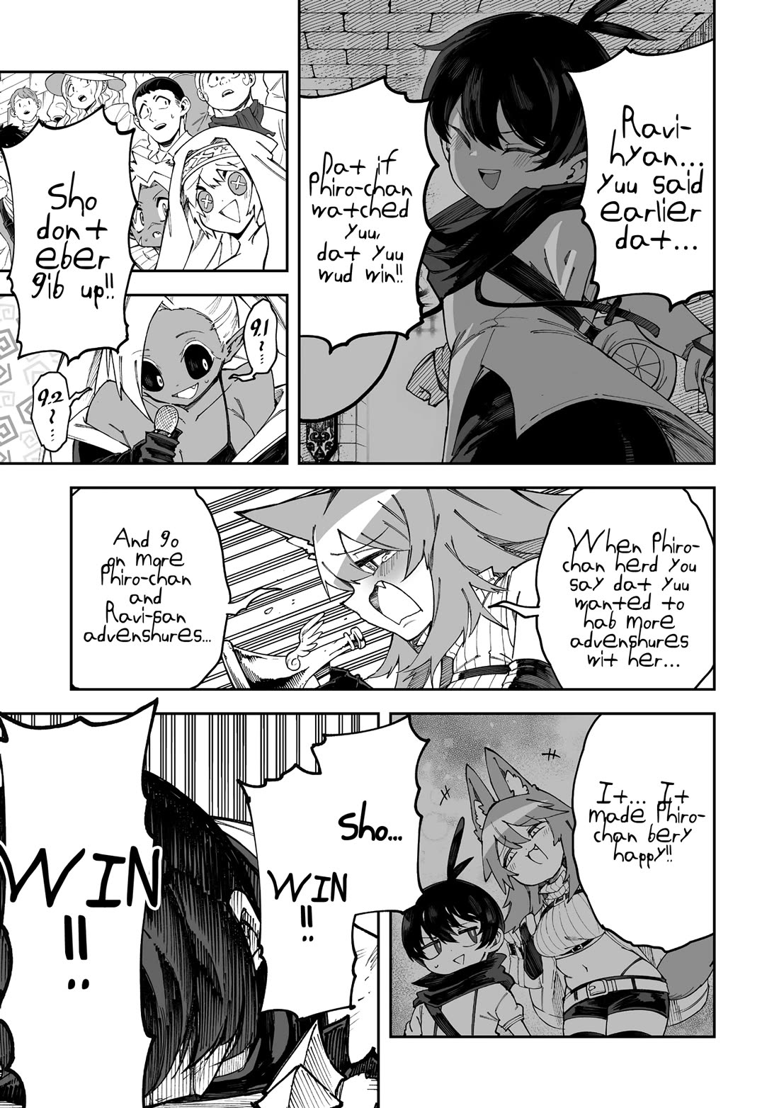 Shiboritoranaide, Onna Shounin-san Chapter 53.1 page 9 - Chapter 53.1: Hi-Potion Part 1