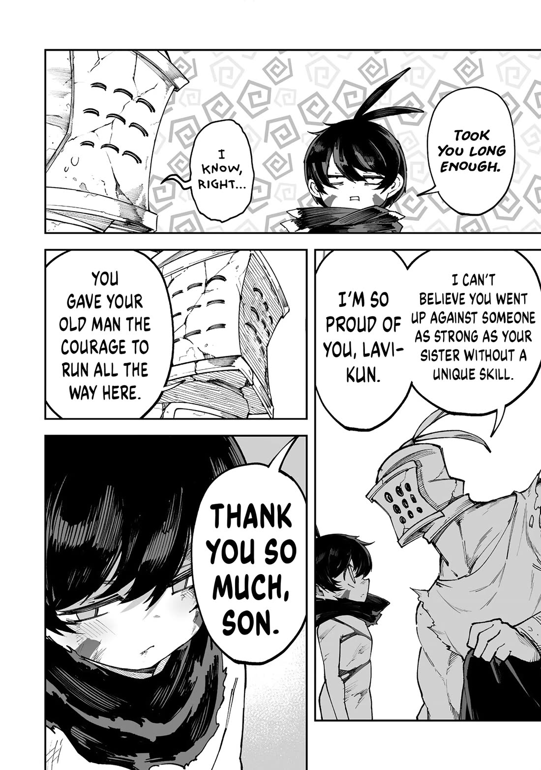 Shiboritoranaide, Onna Shounin-san Chapter 54.1 page 6 - Chapter 54.1: Karna’s Armor Part 1