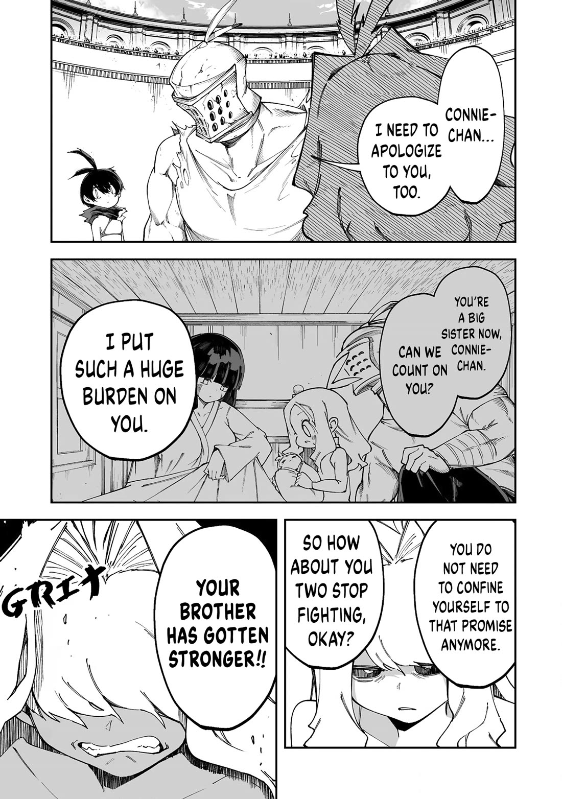 Shiboritoranaide, Onna Shounin-san Chapter 54.1 page 7 - Chapter 54.1: Karna’s Armor Part 1