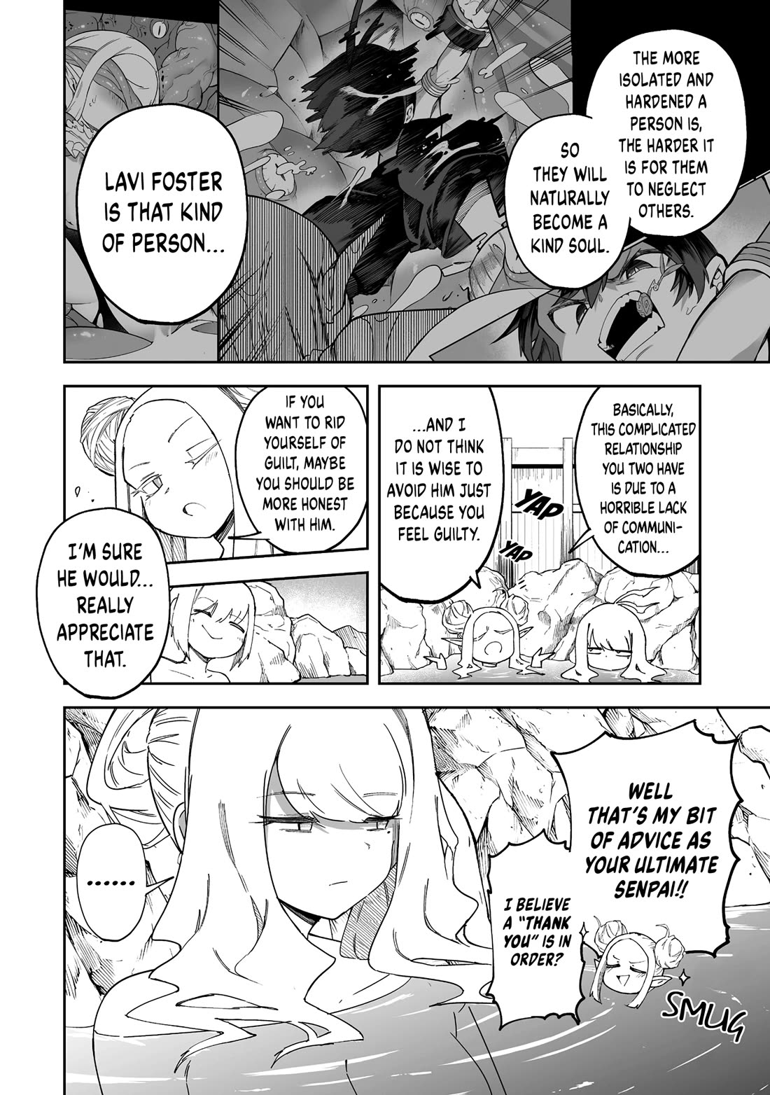 Shiboritoranaide, Onna Shounin-san Chapter 55.1 page 10 - Chapter 55.1: Shangri-la Hot Spring Part 1