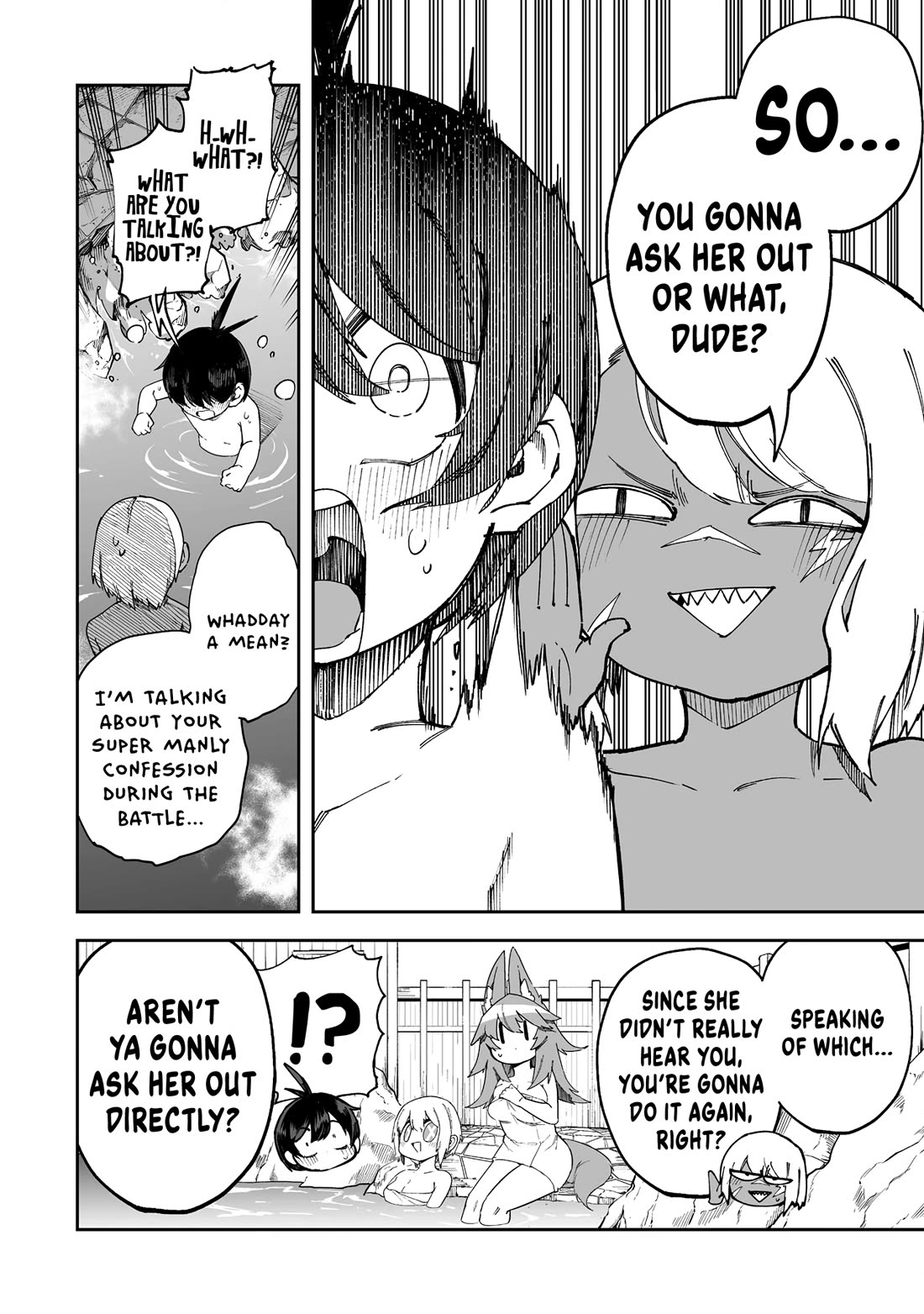 Shiboritoranaide, Onna Shounin-san Chapter 55.1 page 14 - Chapter 55.1: Shangri-la Hot Spring Part 1